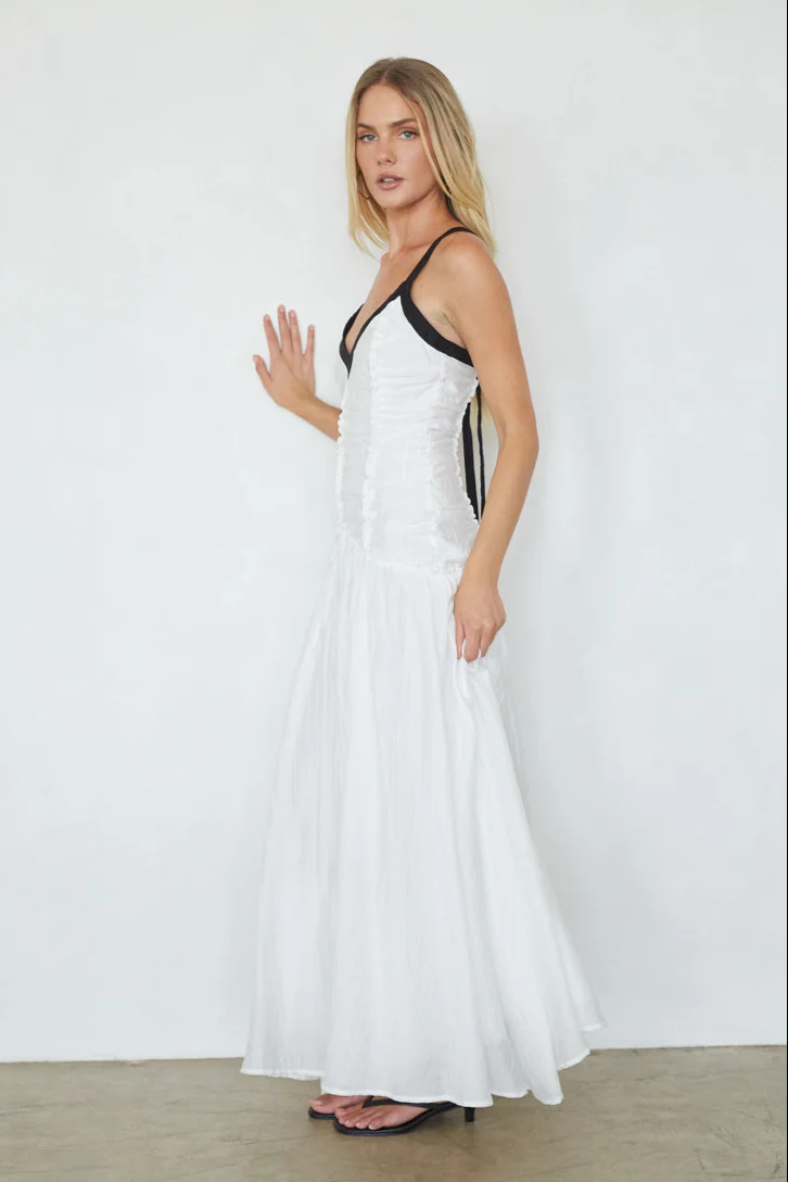Oaklynn Contrast Maxi Dress