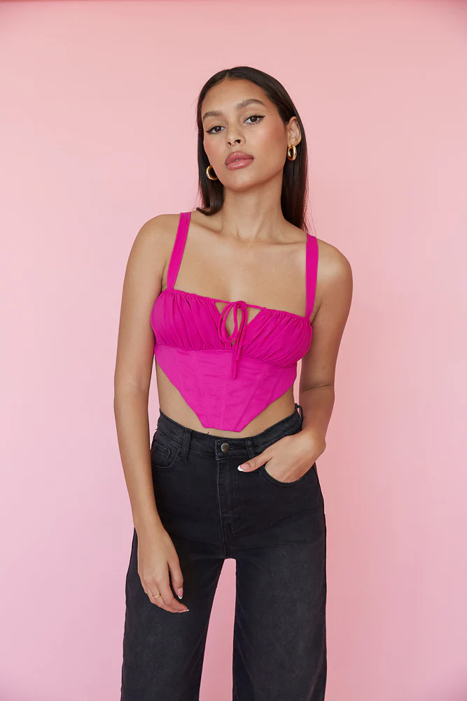 Daphne Corset Crop Top