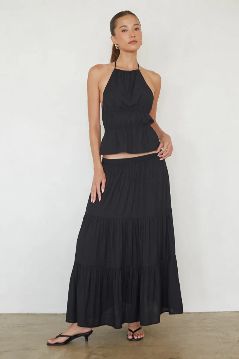 Hope Tiered Maxi Skirt