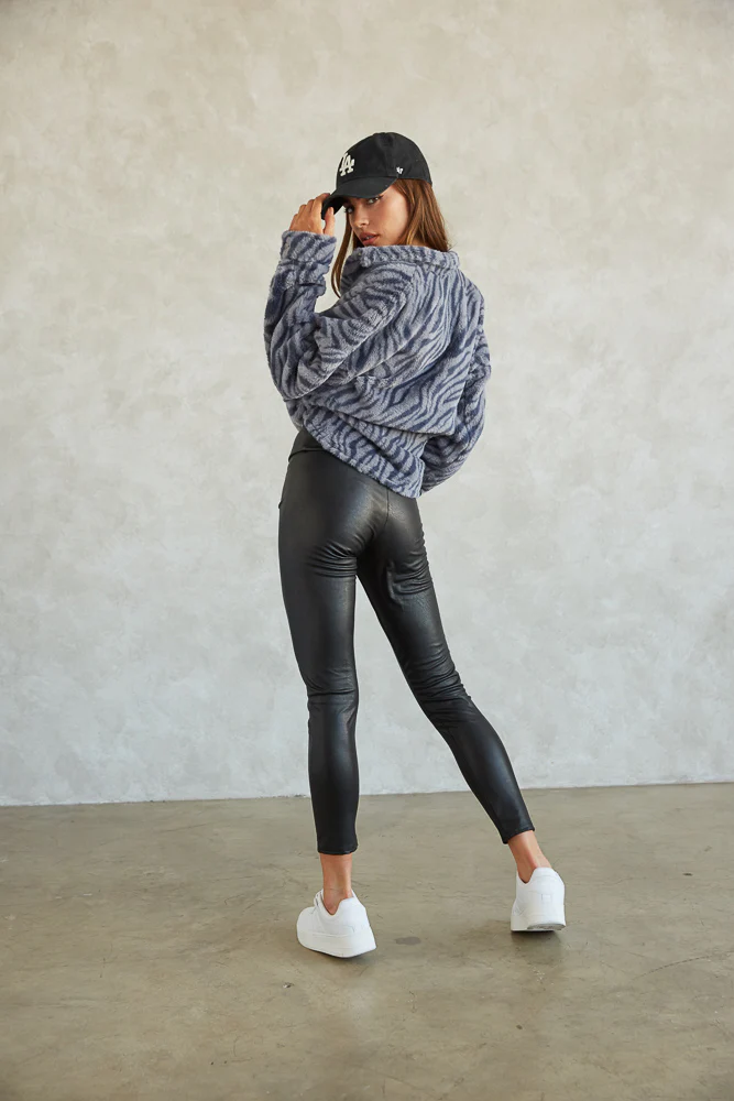 Edna Faux Leather Leggings