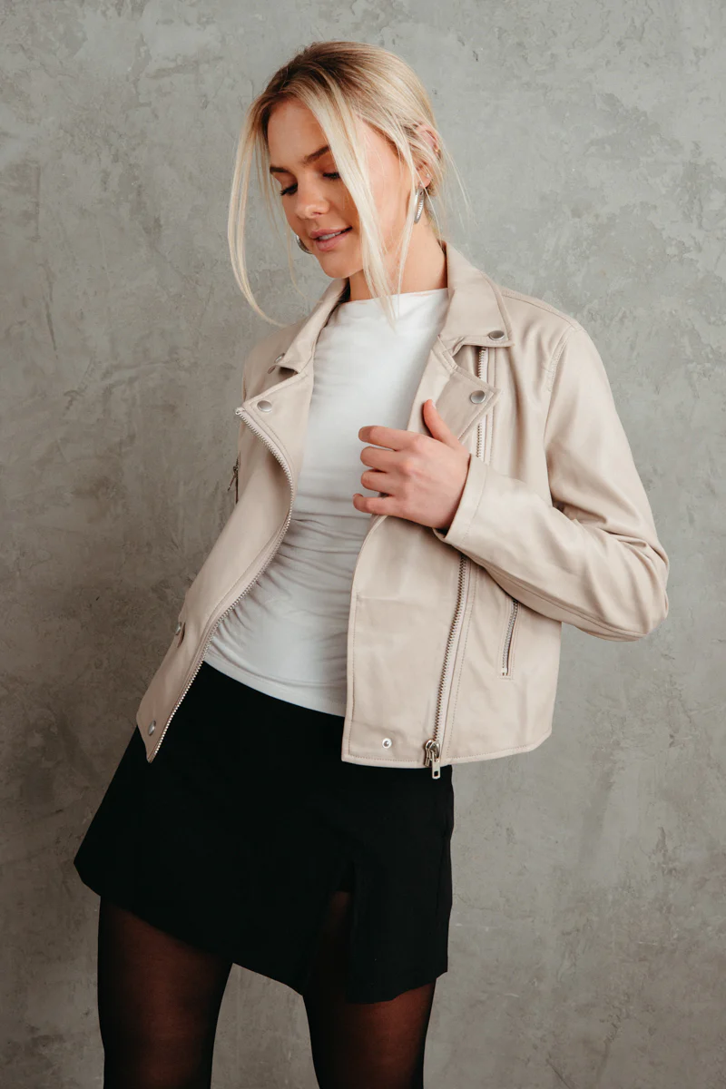 Fallon Faux Leather Jacket