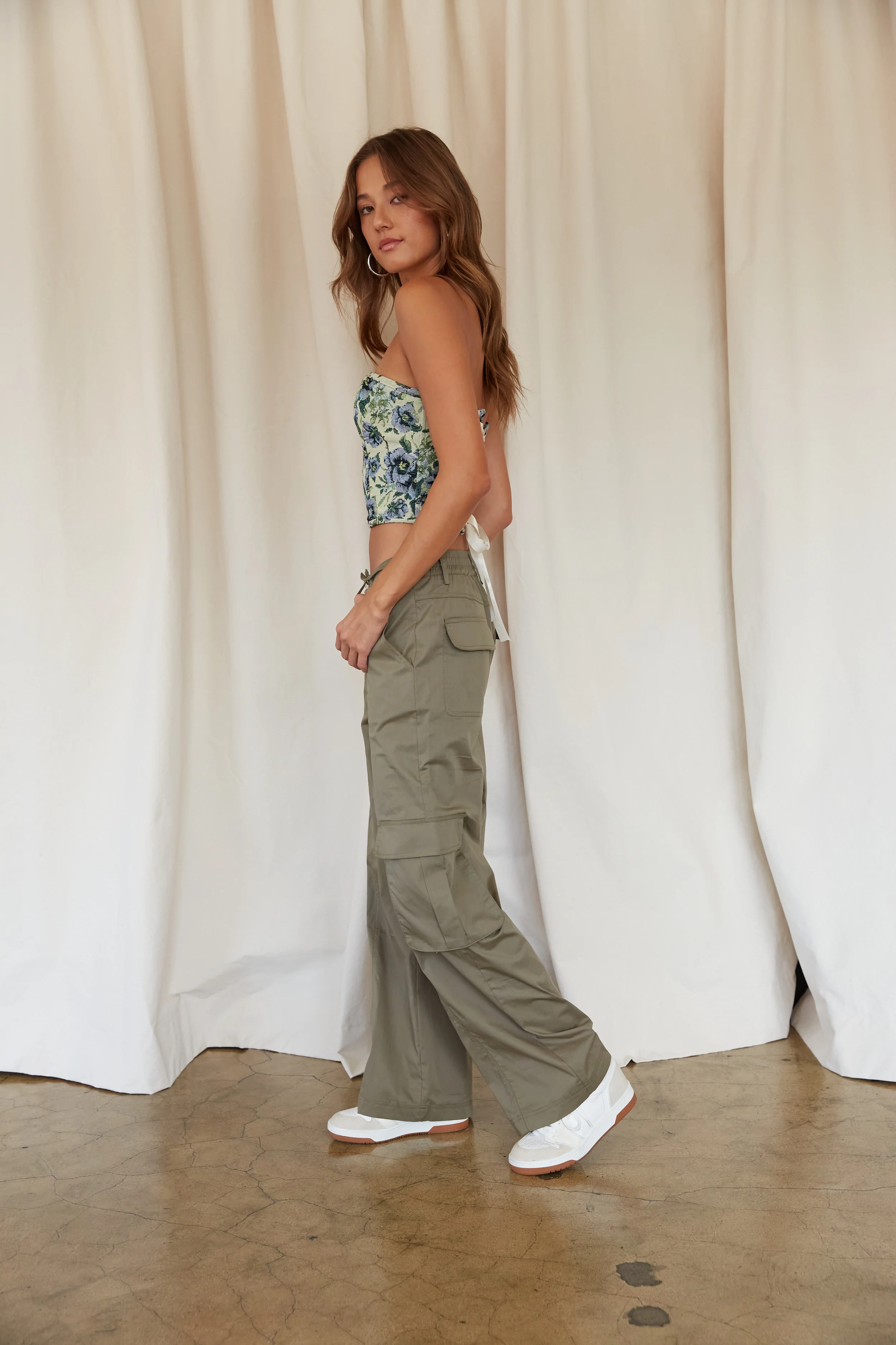 Thalia Wide Leg Cargo Pants