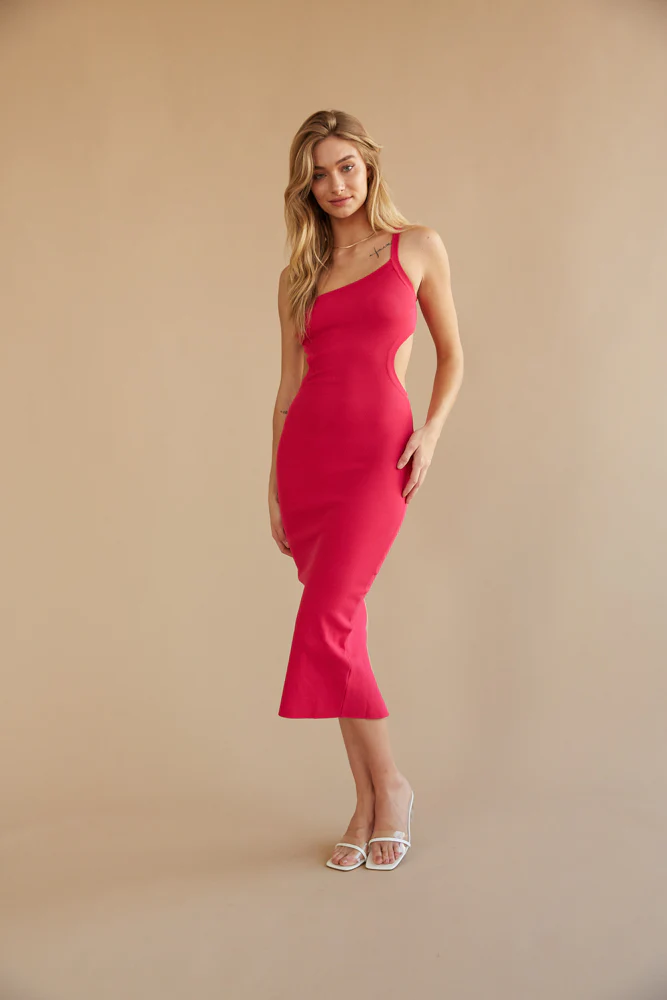 Baywatch Ribbed Midi Dress