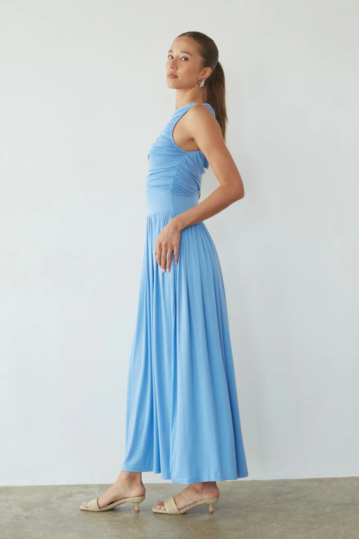 Breana Ruched Maxi Dress