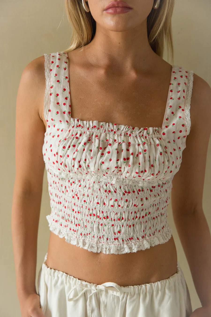 Posie Picnic Smocked Top