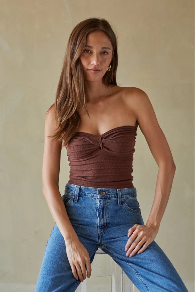 Hazel Twist Front Tube Top