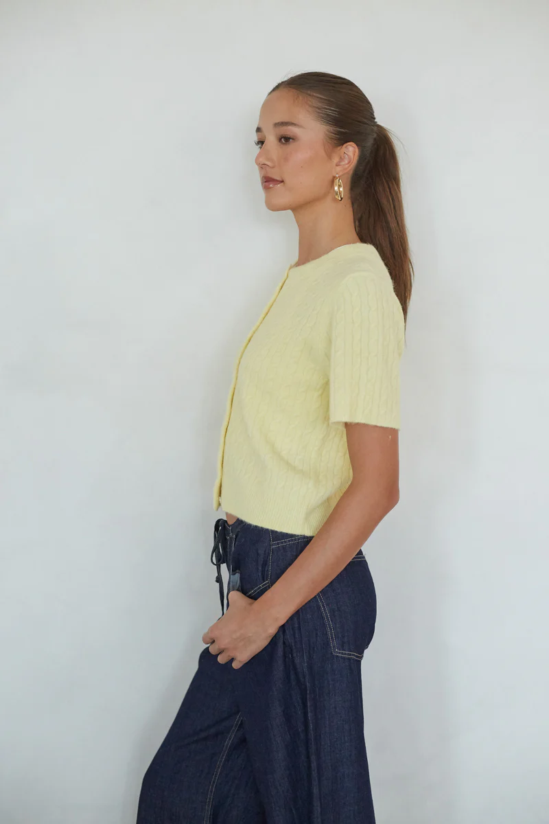 Lauren Cable Knit Cardigan