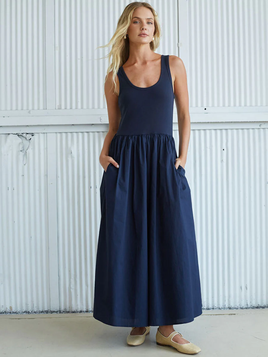 Hartford Linen Maxi Dress