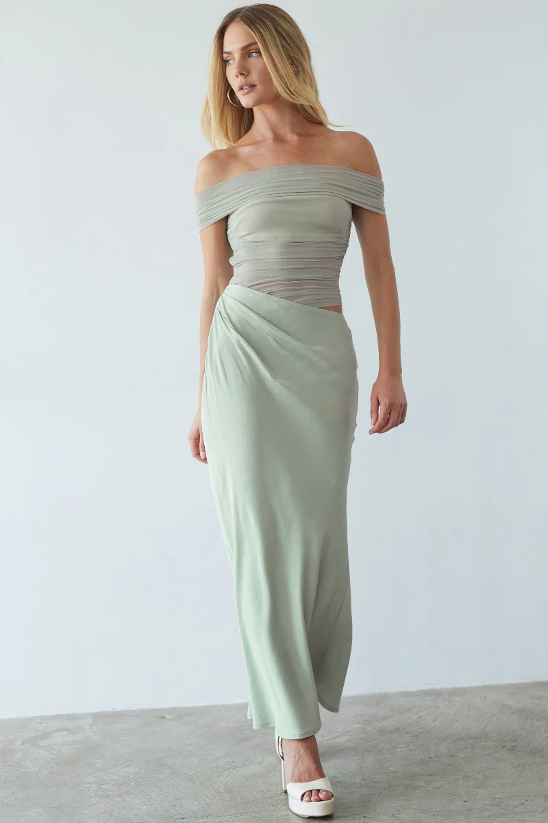 Rosalia Mesh Maxi Dress