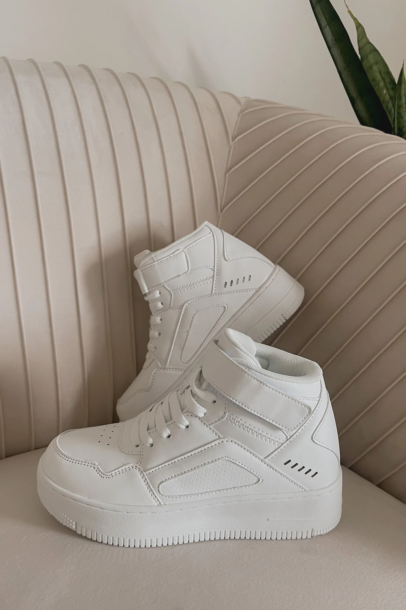 Cora High Top Sneakers in White