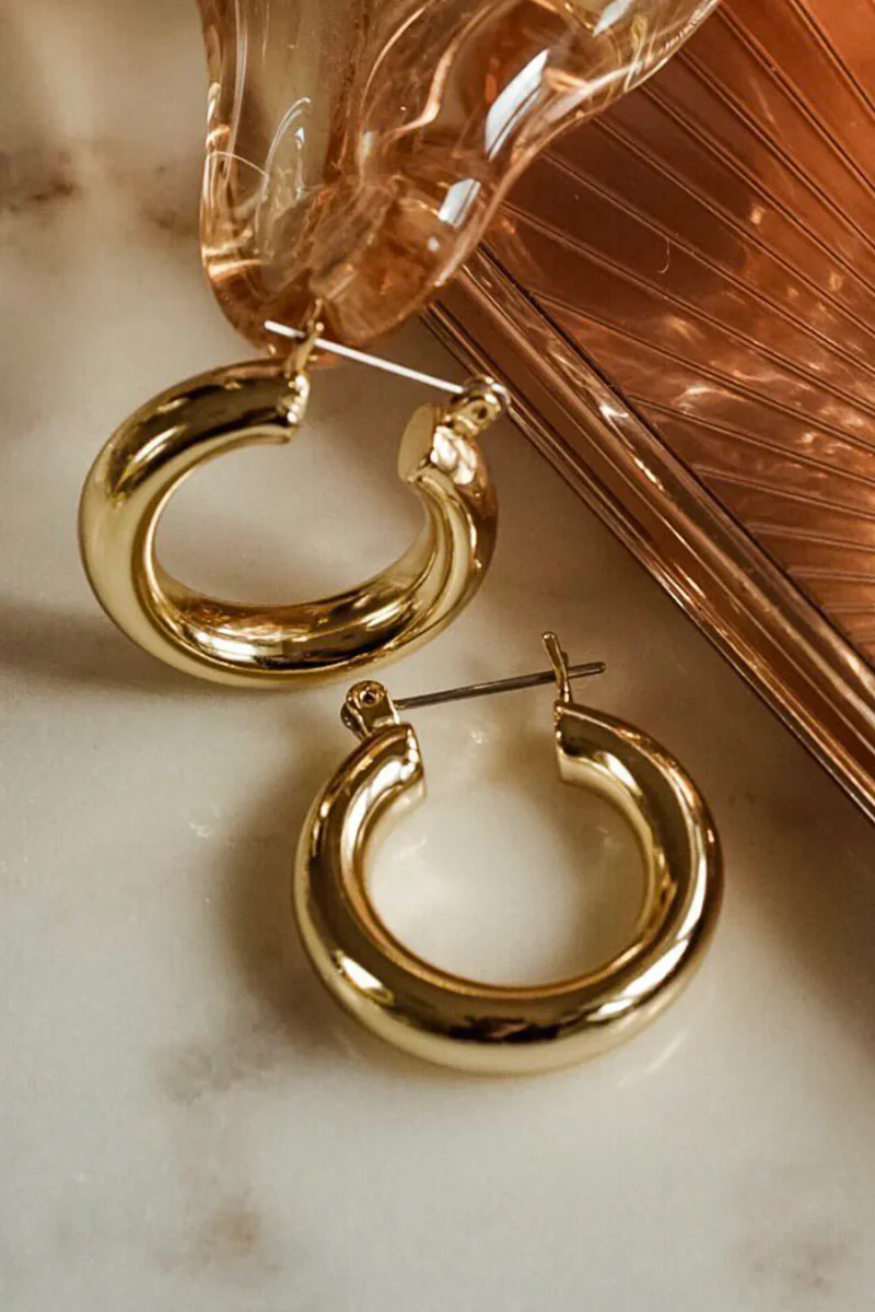 LUV AJ Baby Amalfi Tube Hoops