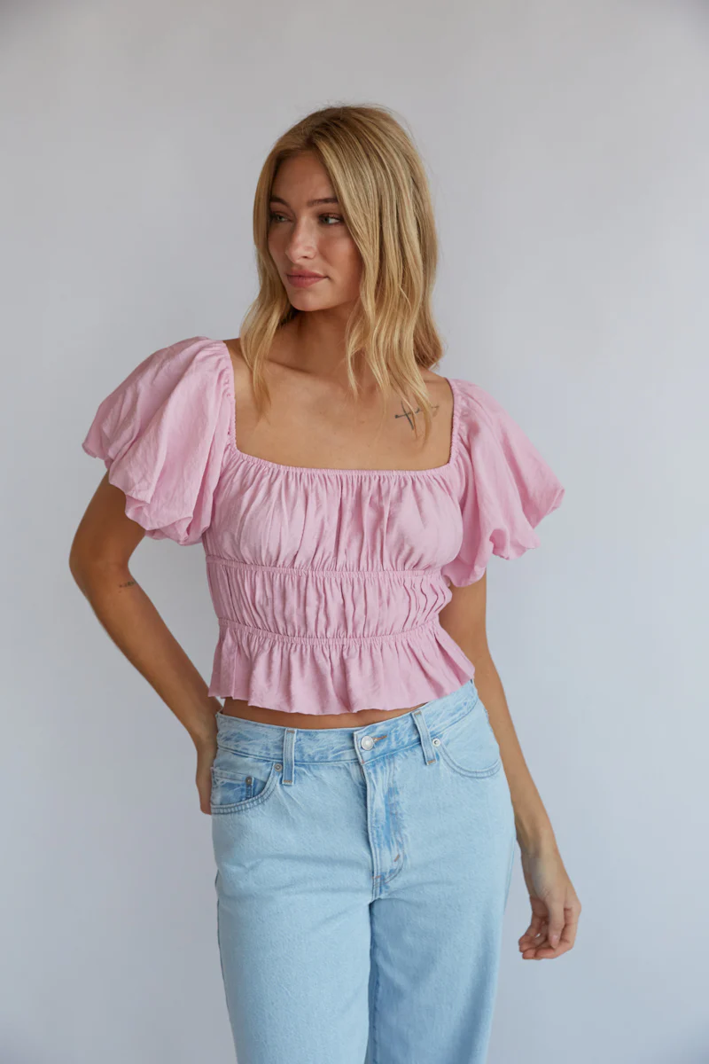 Dottie Ruffle Crop Top