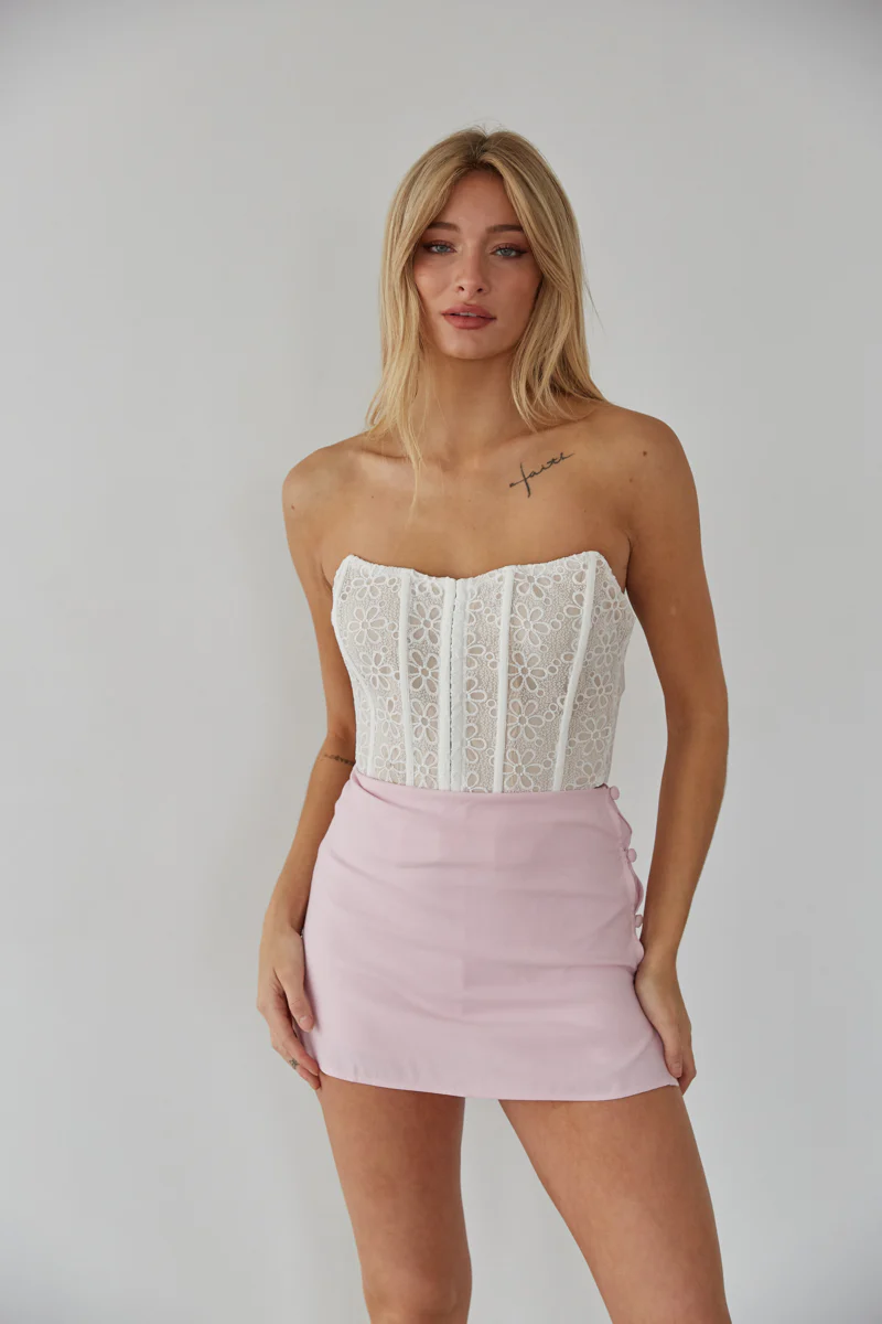 Beck Button Mini Skort