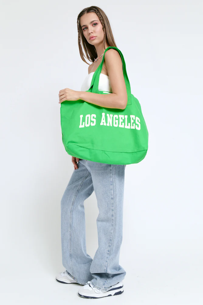 Los Angeles Everyday Tote Bag in Green