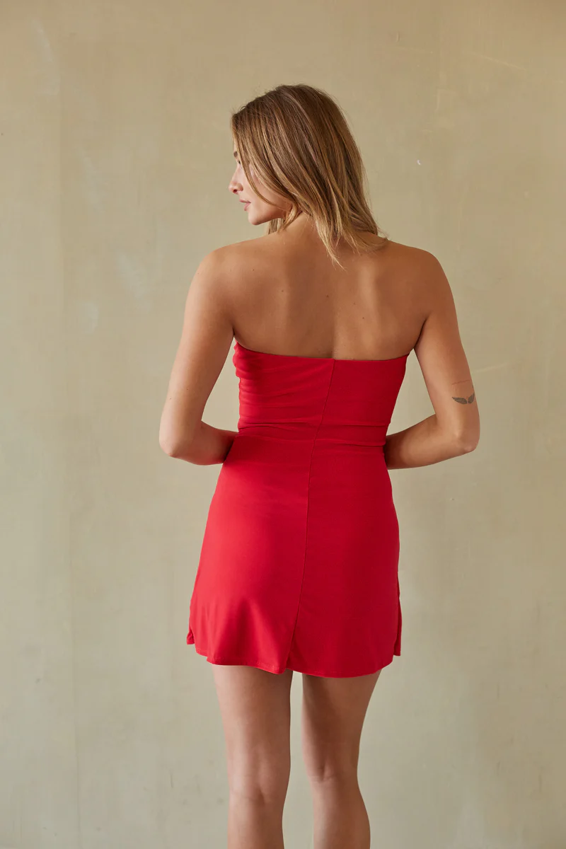 Kiki Twist Front Mini Dress