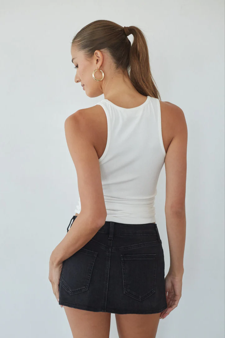 Dasha Micro Mini Denim Skort