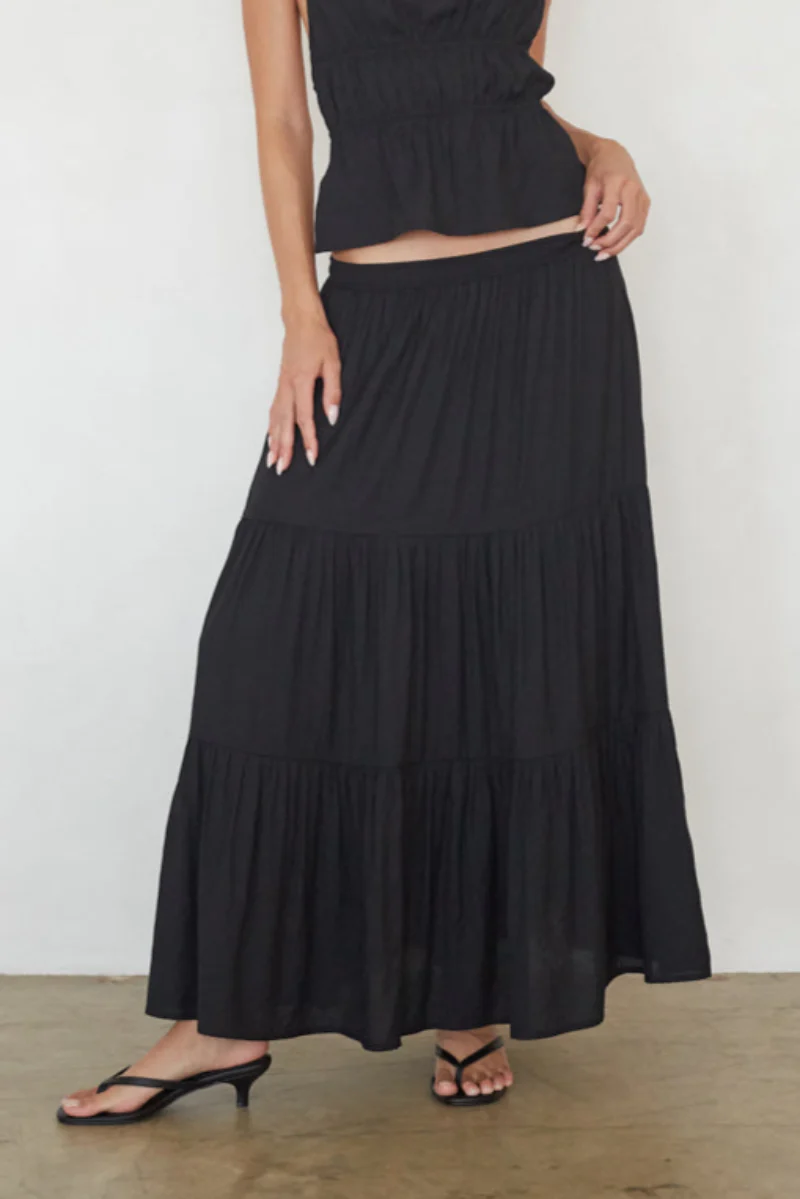 Hope Tiered Maxi Skirt