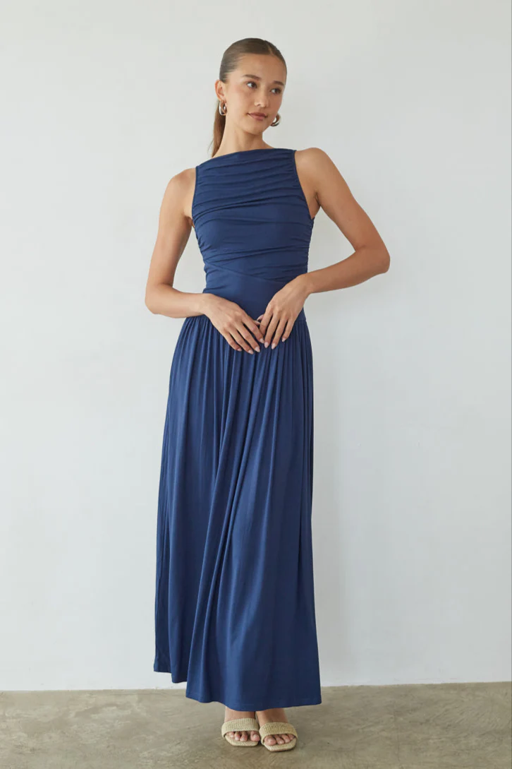 Breana Ruched Maxi Dress