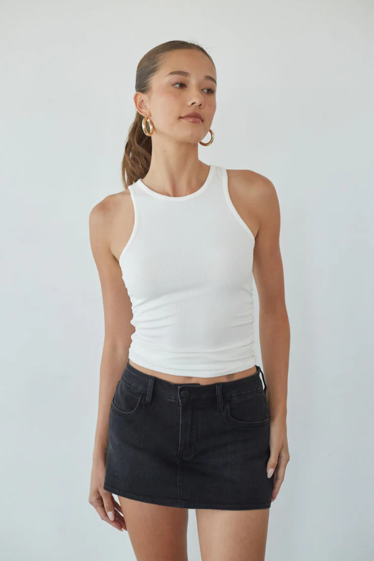 Dasha Micro Mini Denim Skort