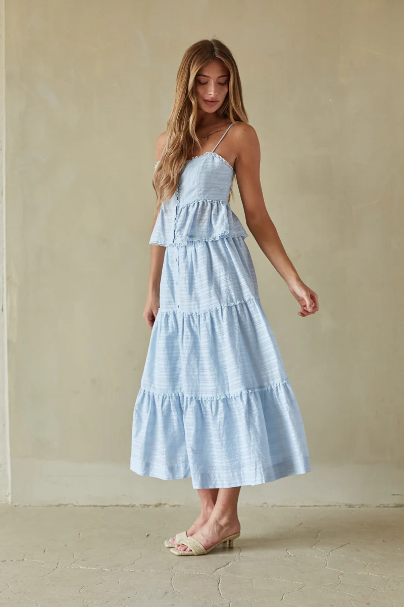 Miley Lace Tiered Maxi Skirt