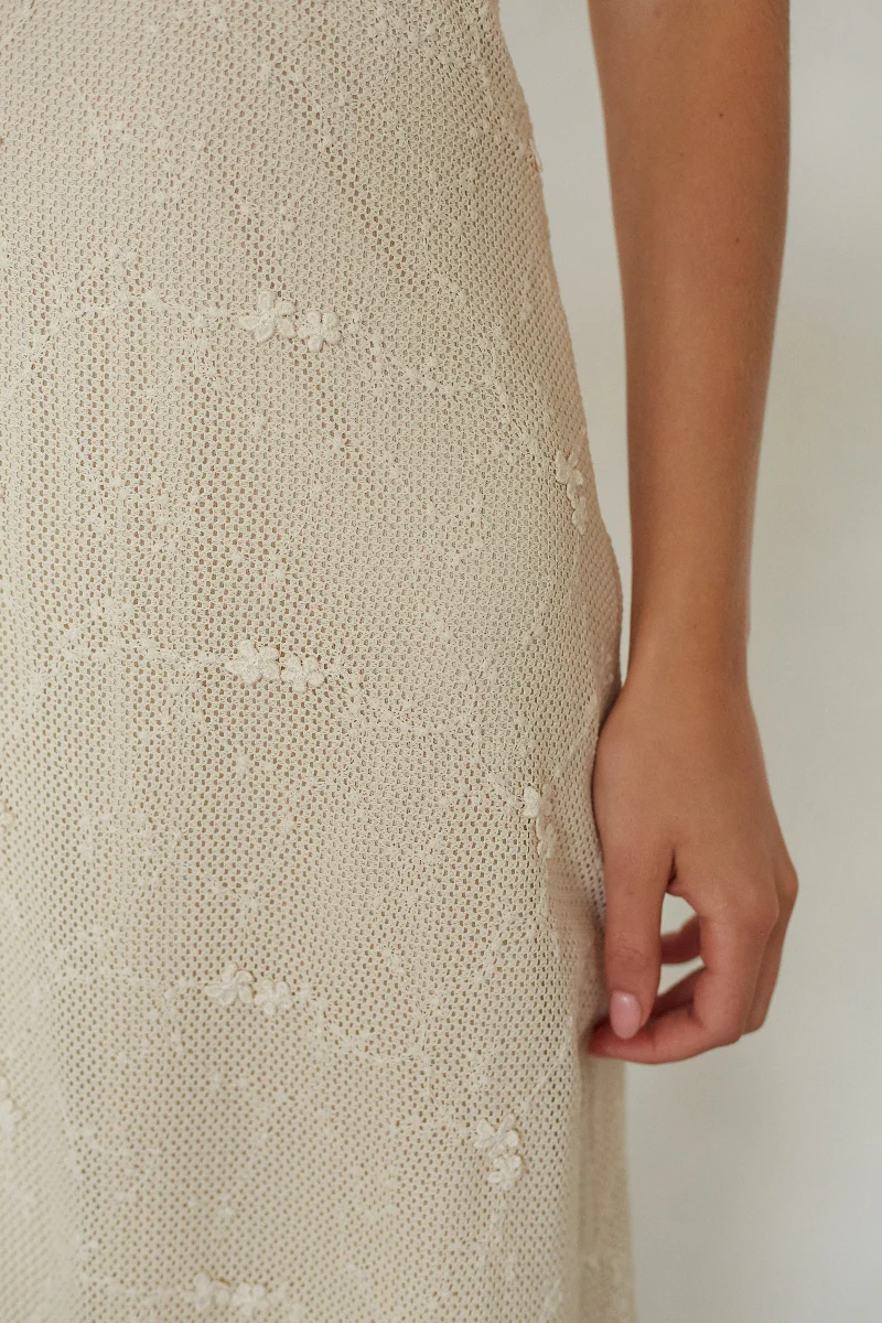 Savvy Halter Knit Maxi Dress