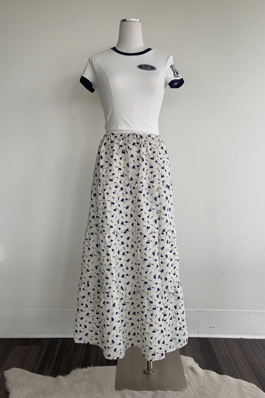 Amaya Cottagecore Tiered Maxi Skirt