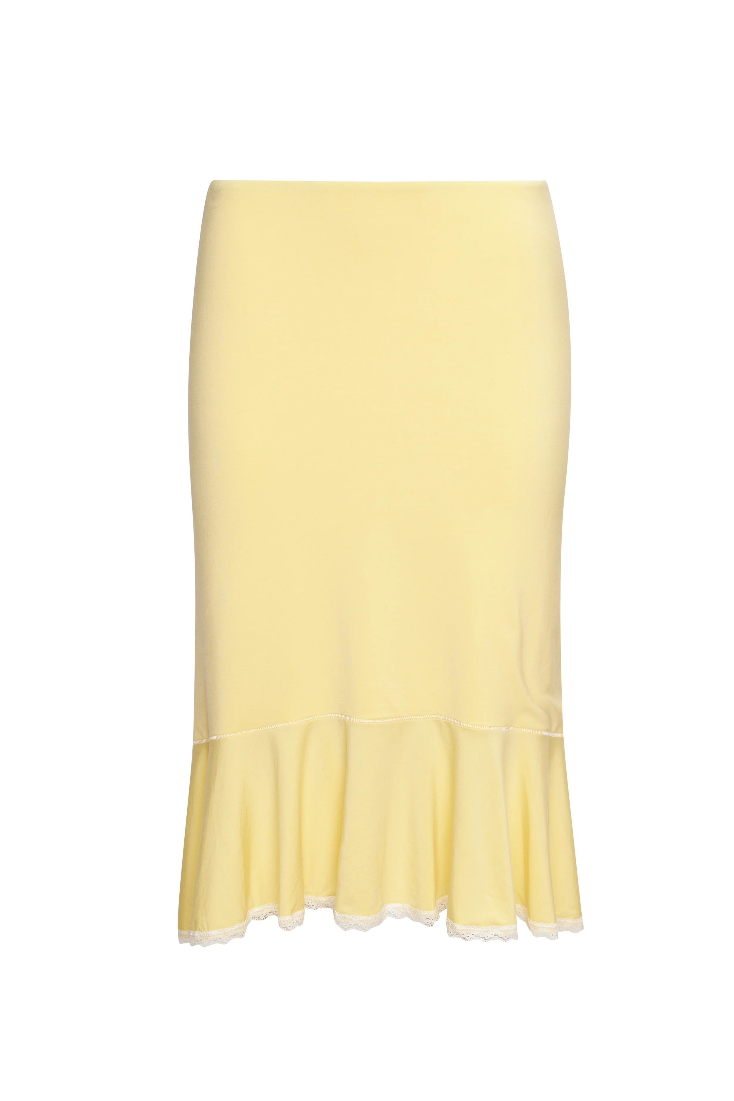 Low Rise Dainty Midi Skirt