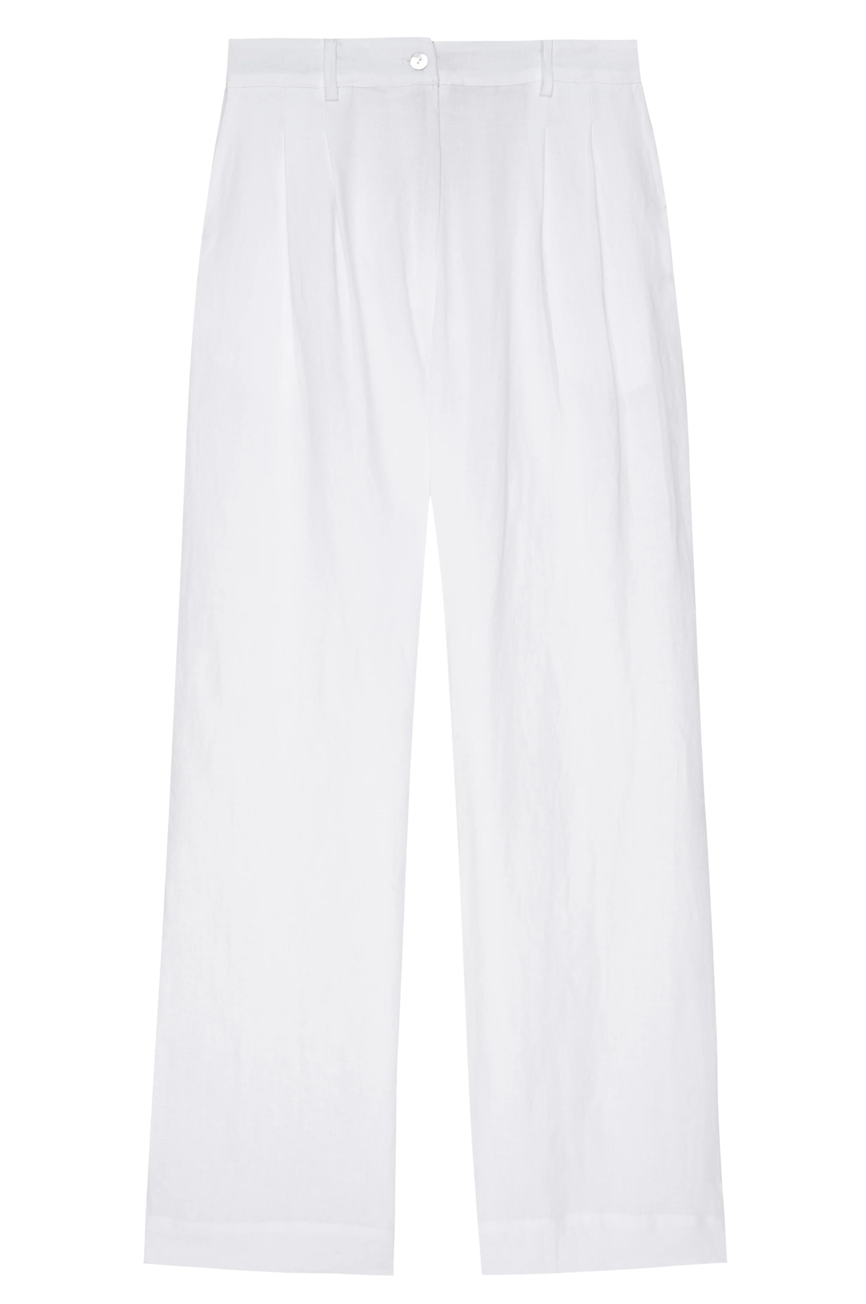 The Linen Pleated Trouser