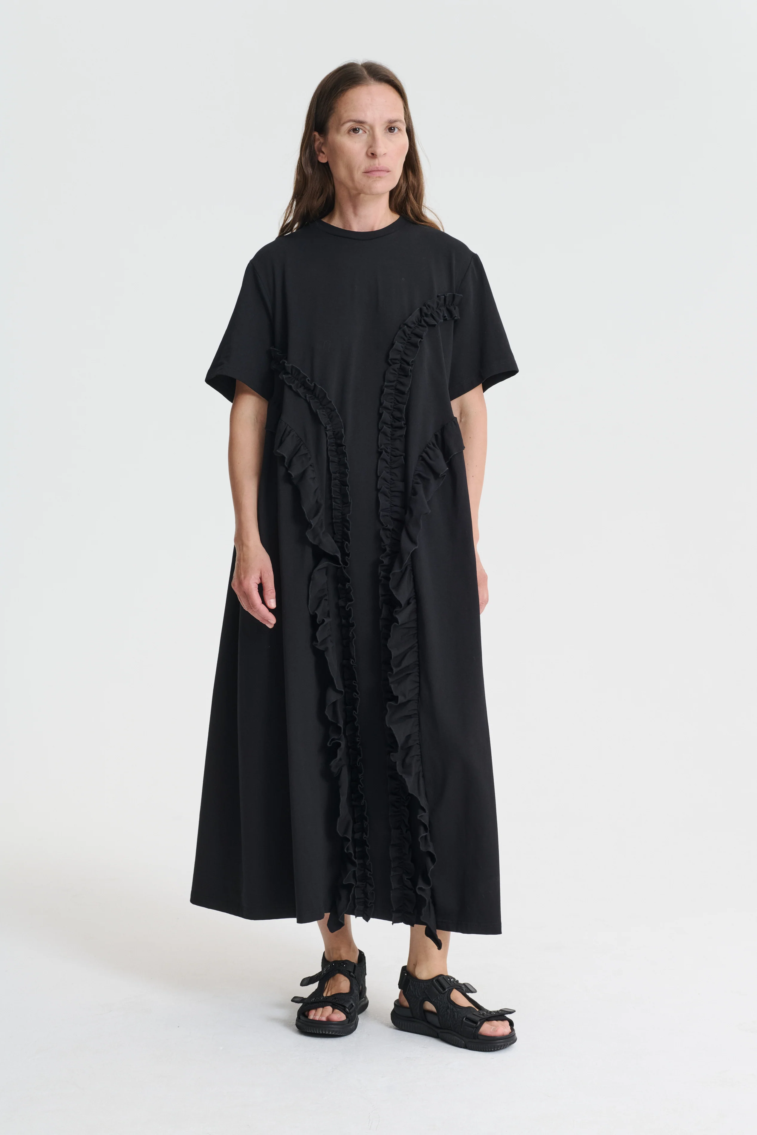ALAINE | DRESS JERSEY | BLACK