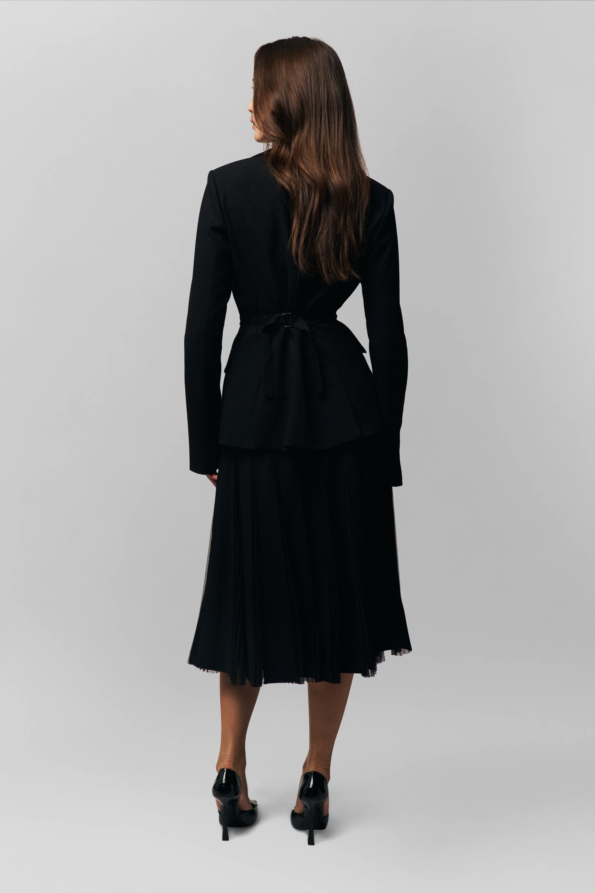 Gibson Chiffon Pleated Skirt