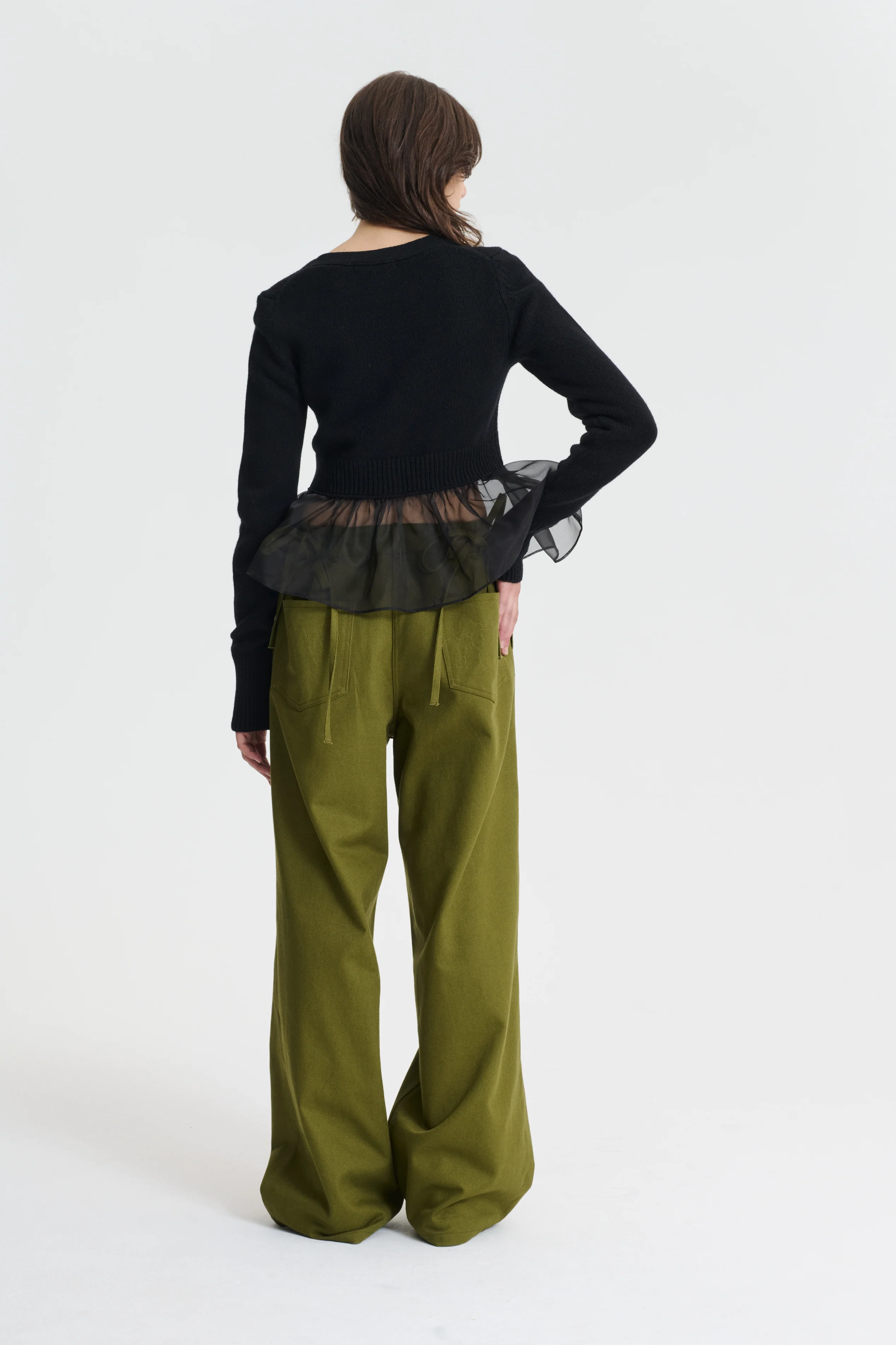 ANITA | TROUSERS OLIVE GREEN