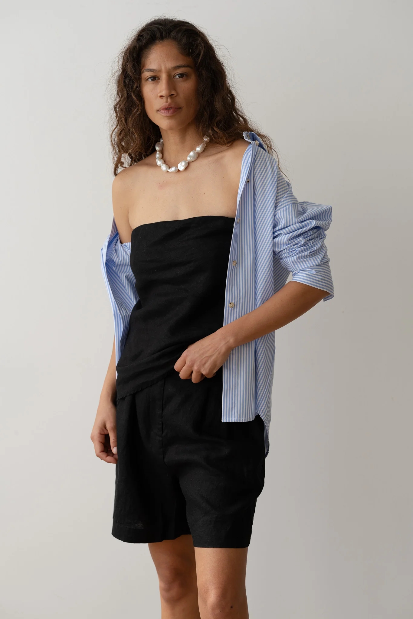 The Linen Tube Top