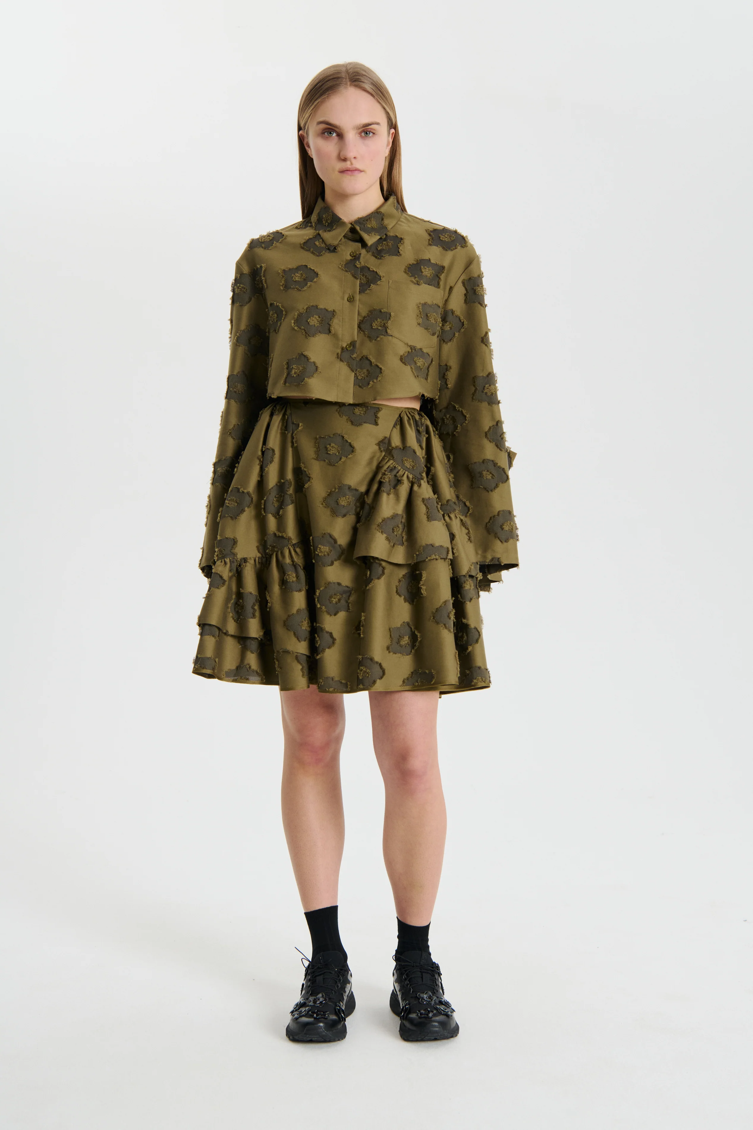 VINH | SHIRT ARPINA FIL-COUP… OLIVE