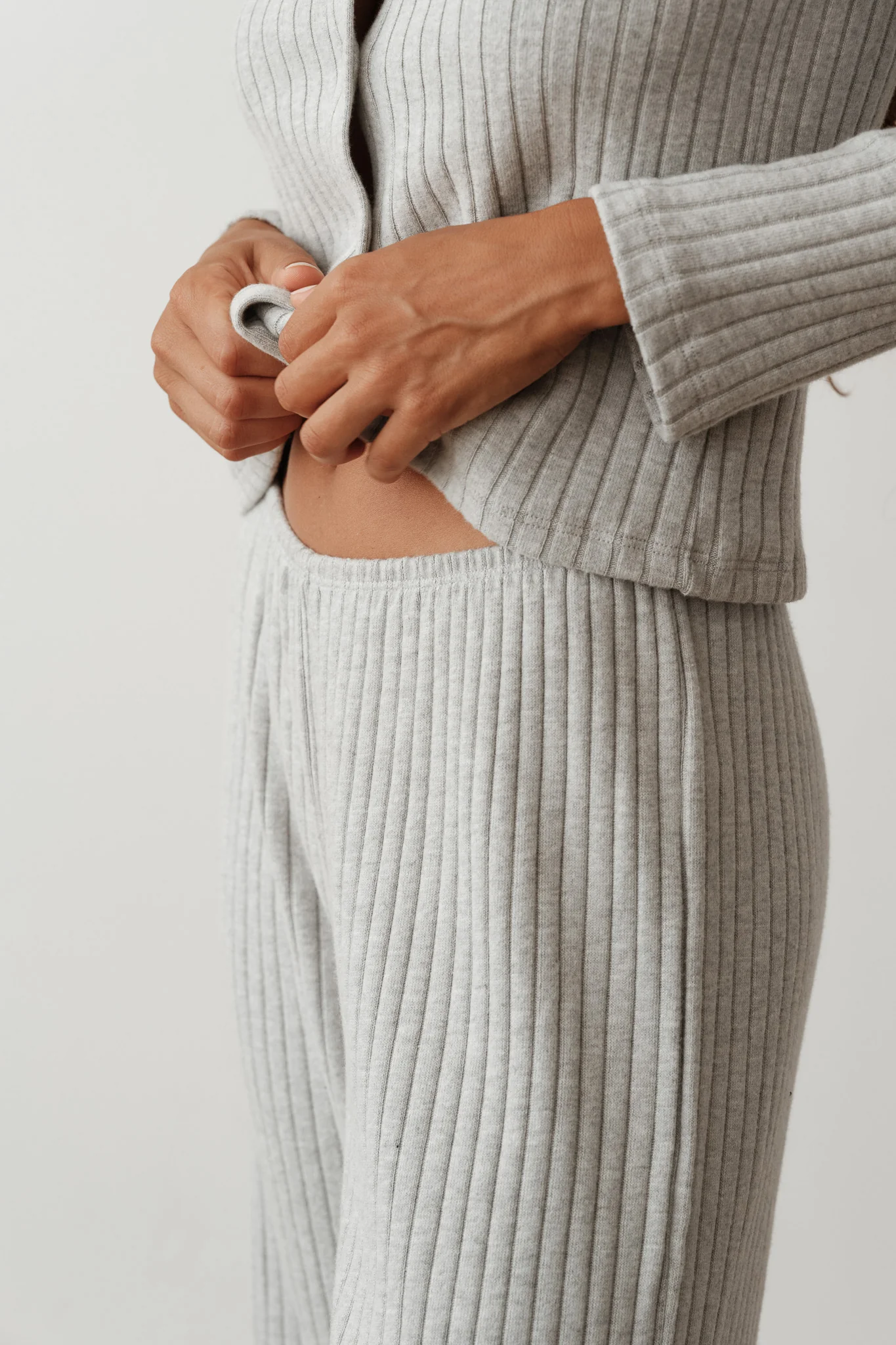 The Sweater Rib Simple Pant