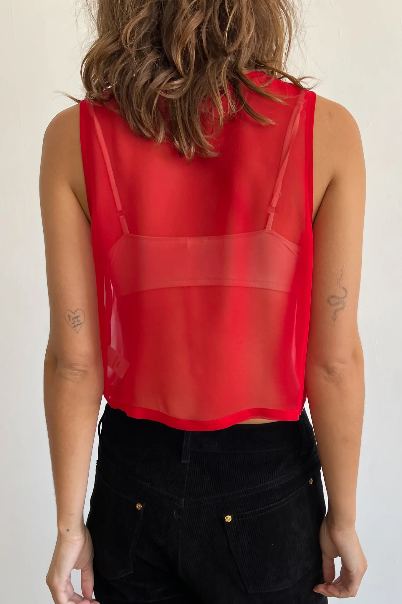 silk vest