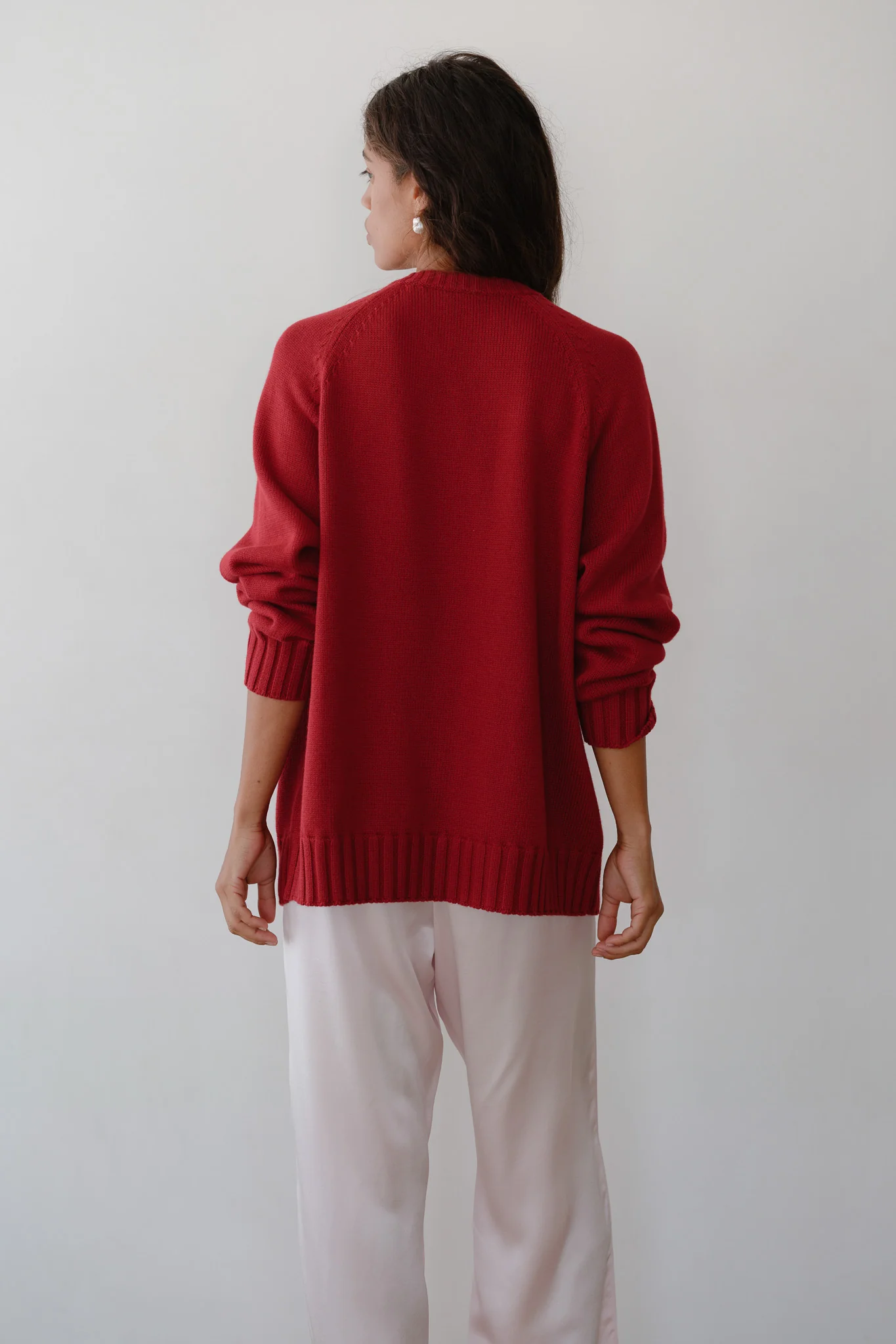 The Cotton Cashmere V-Neck Sweater