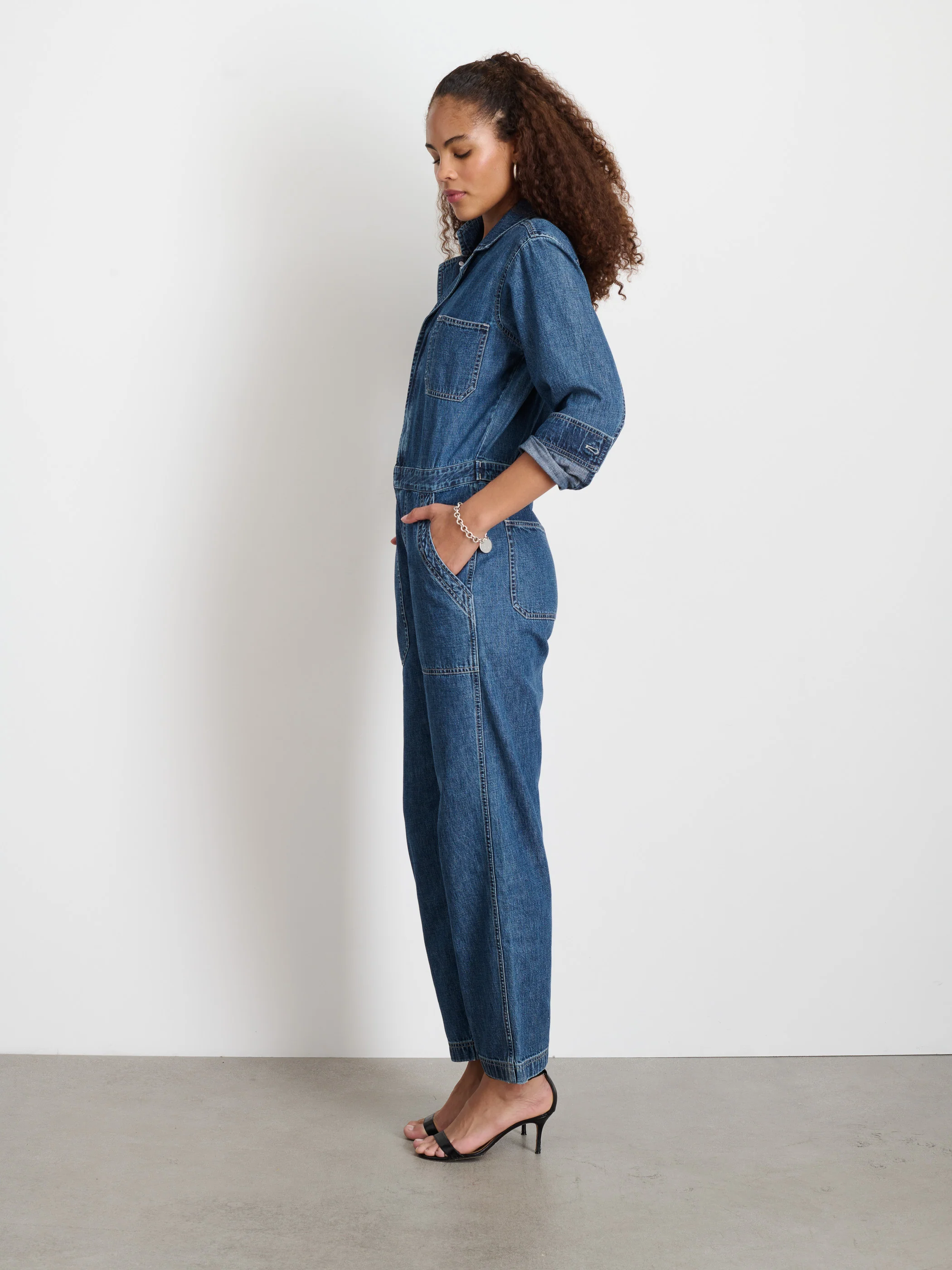 Shoreditch Jumpsuit In Denim