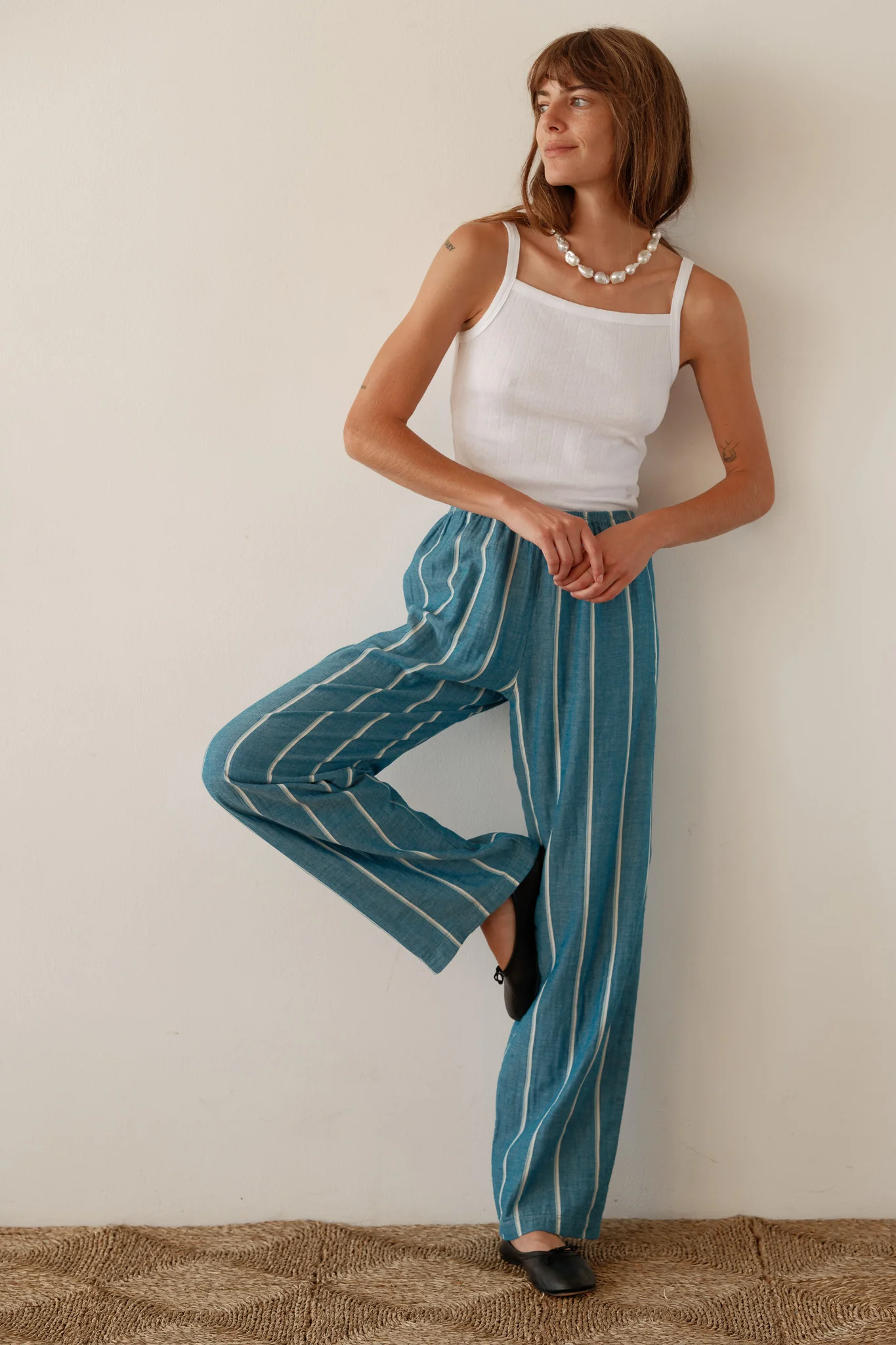 The Stripe Simple Pant