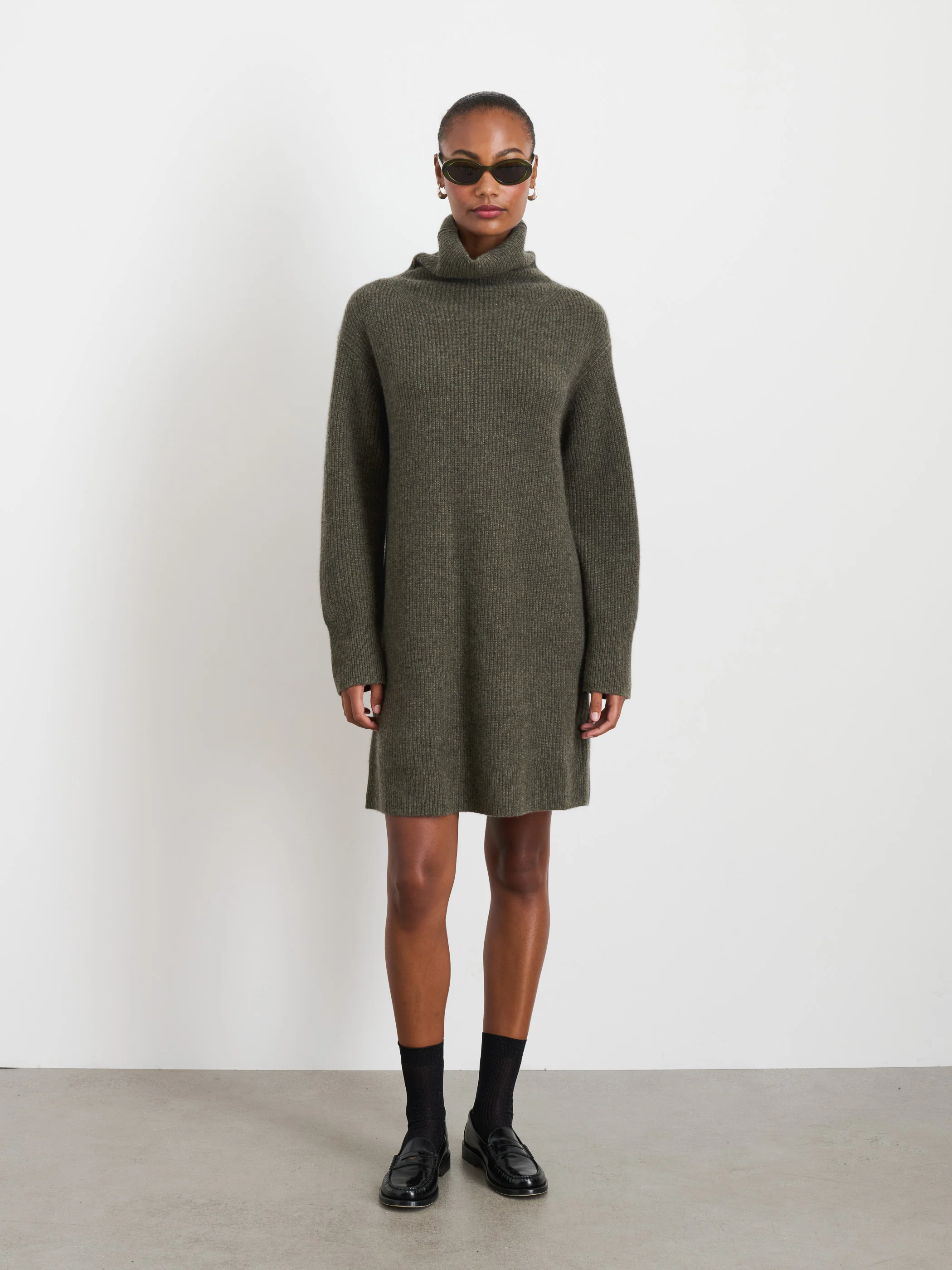 Simone Sweater Dress in Cashmere