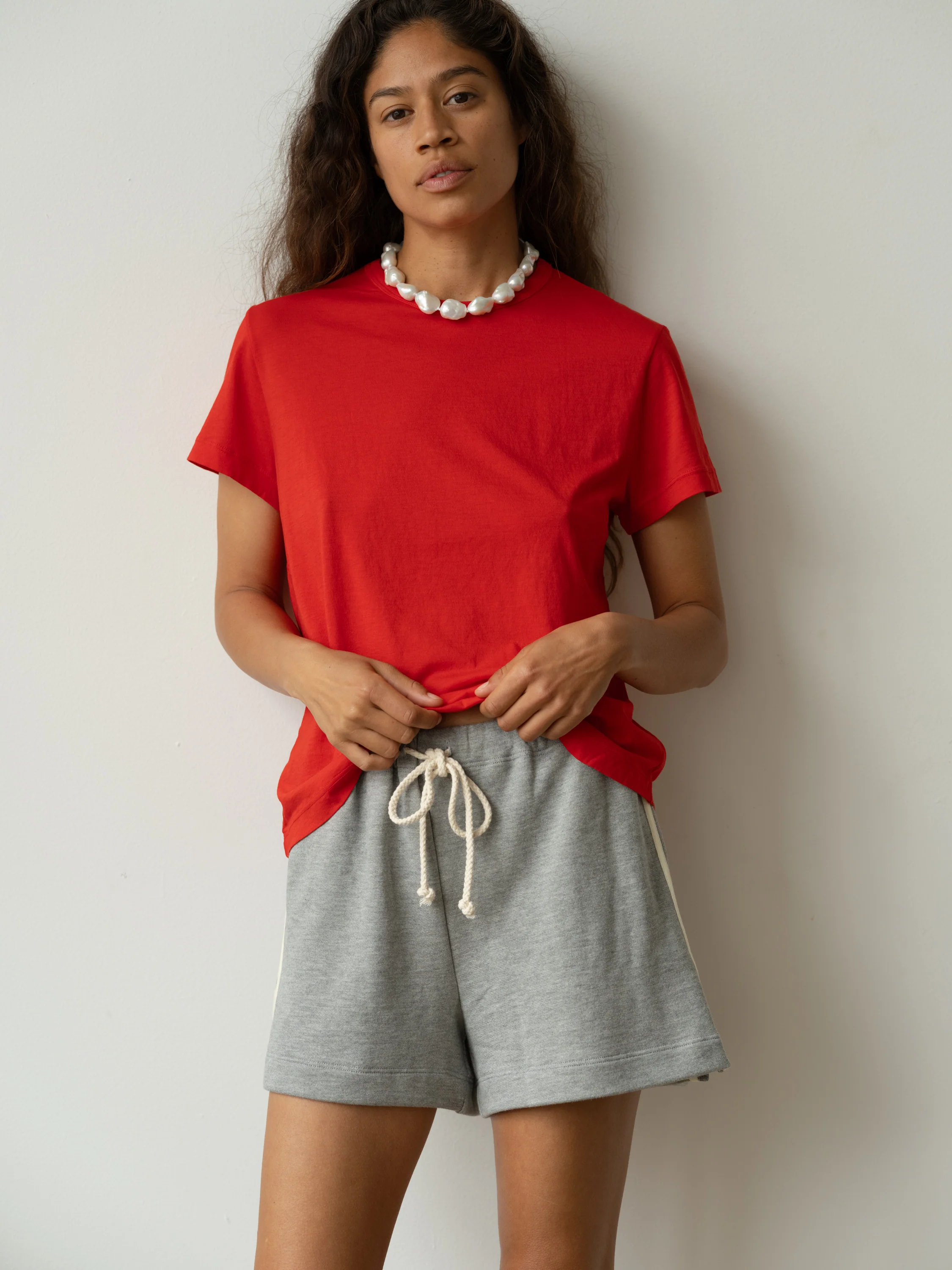 The Stripe Eco-Terry Short