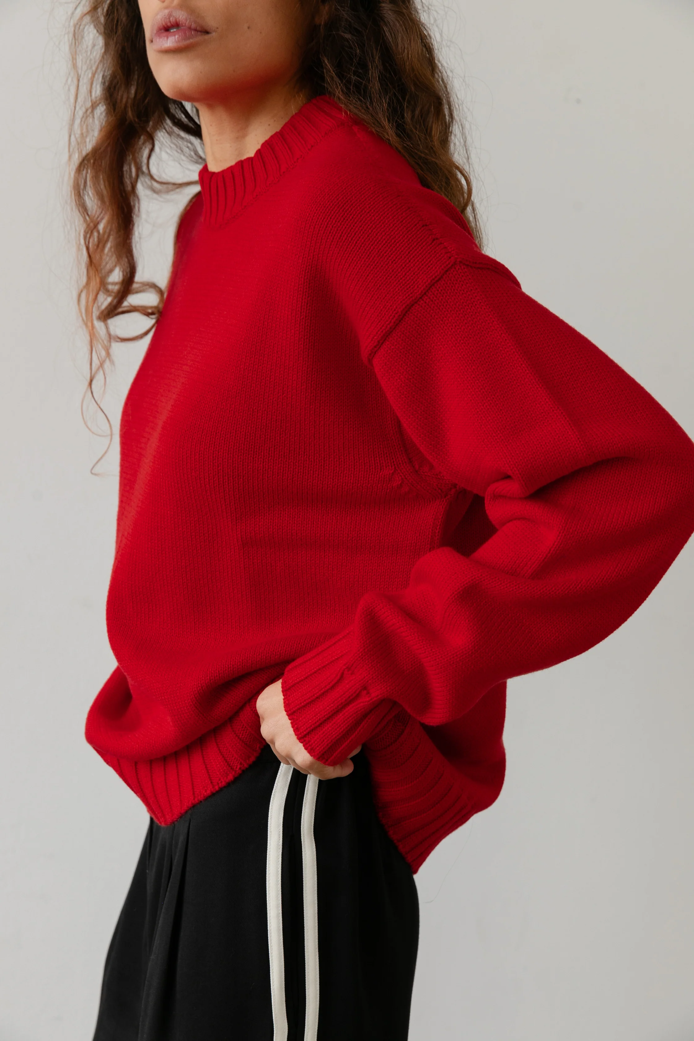 The Cotton Cashmere Crewneck Sweater