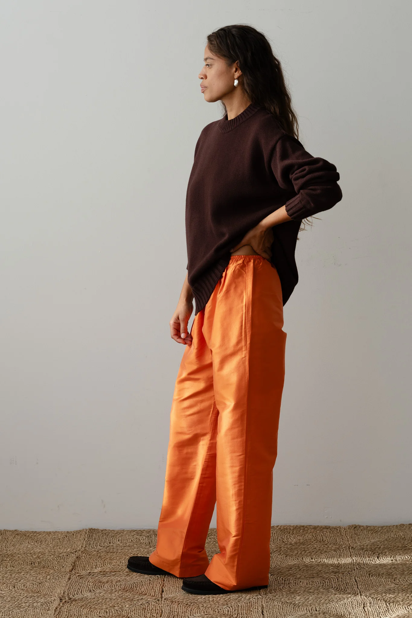 The Taffeta Simple Pant