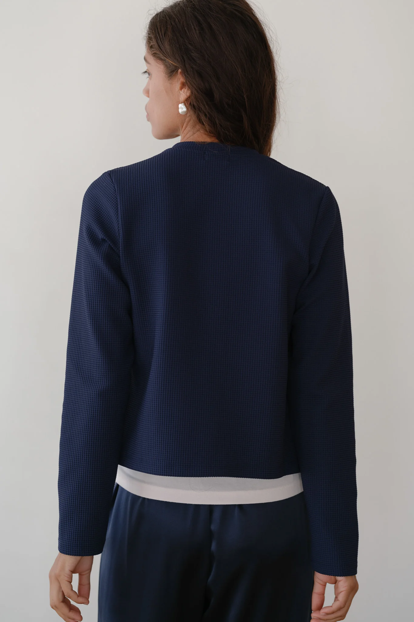 The Box Weave Stretch Cardi