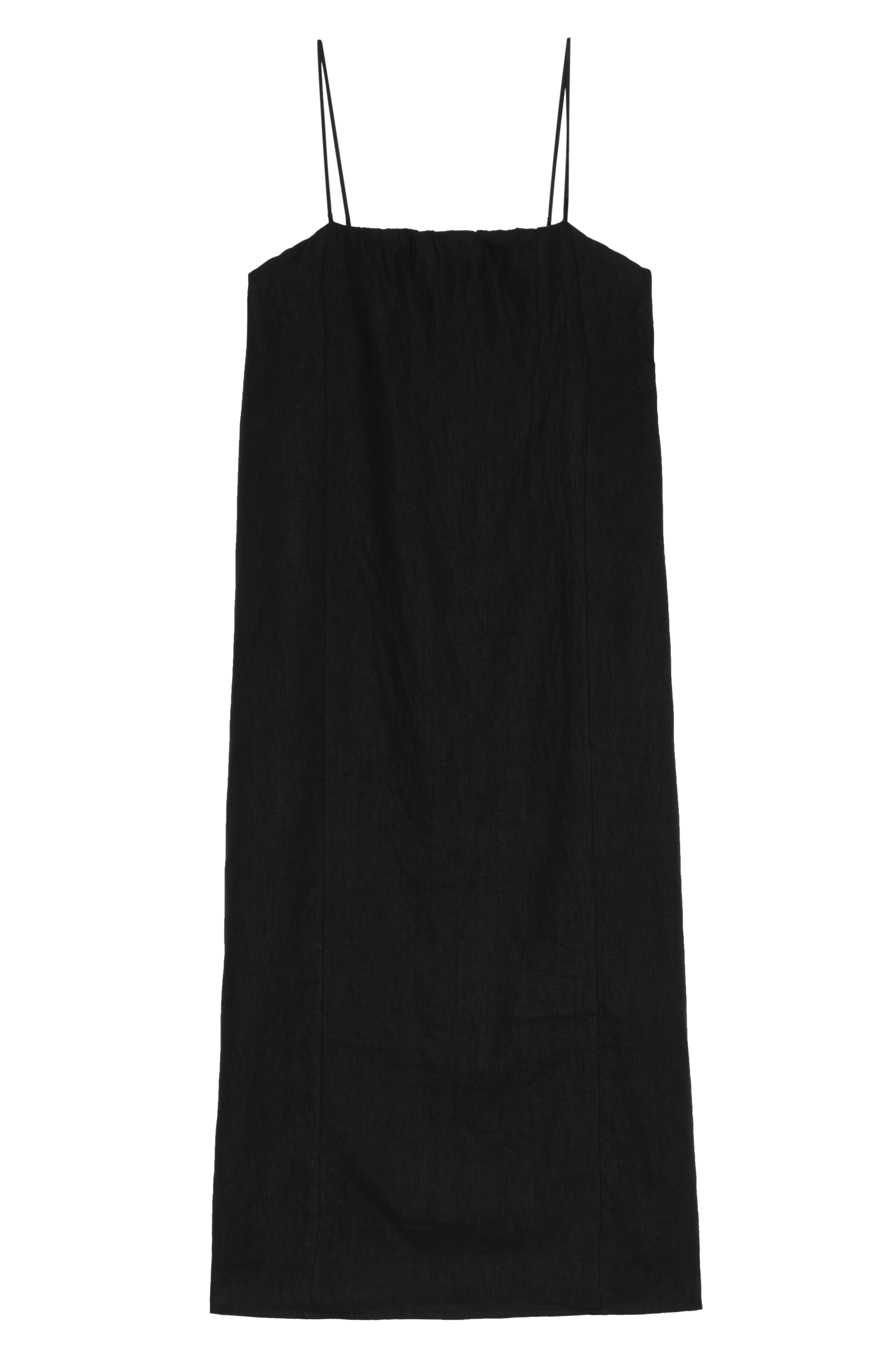 The Linen Spaghetti Dress