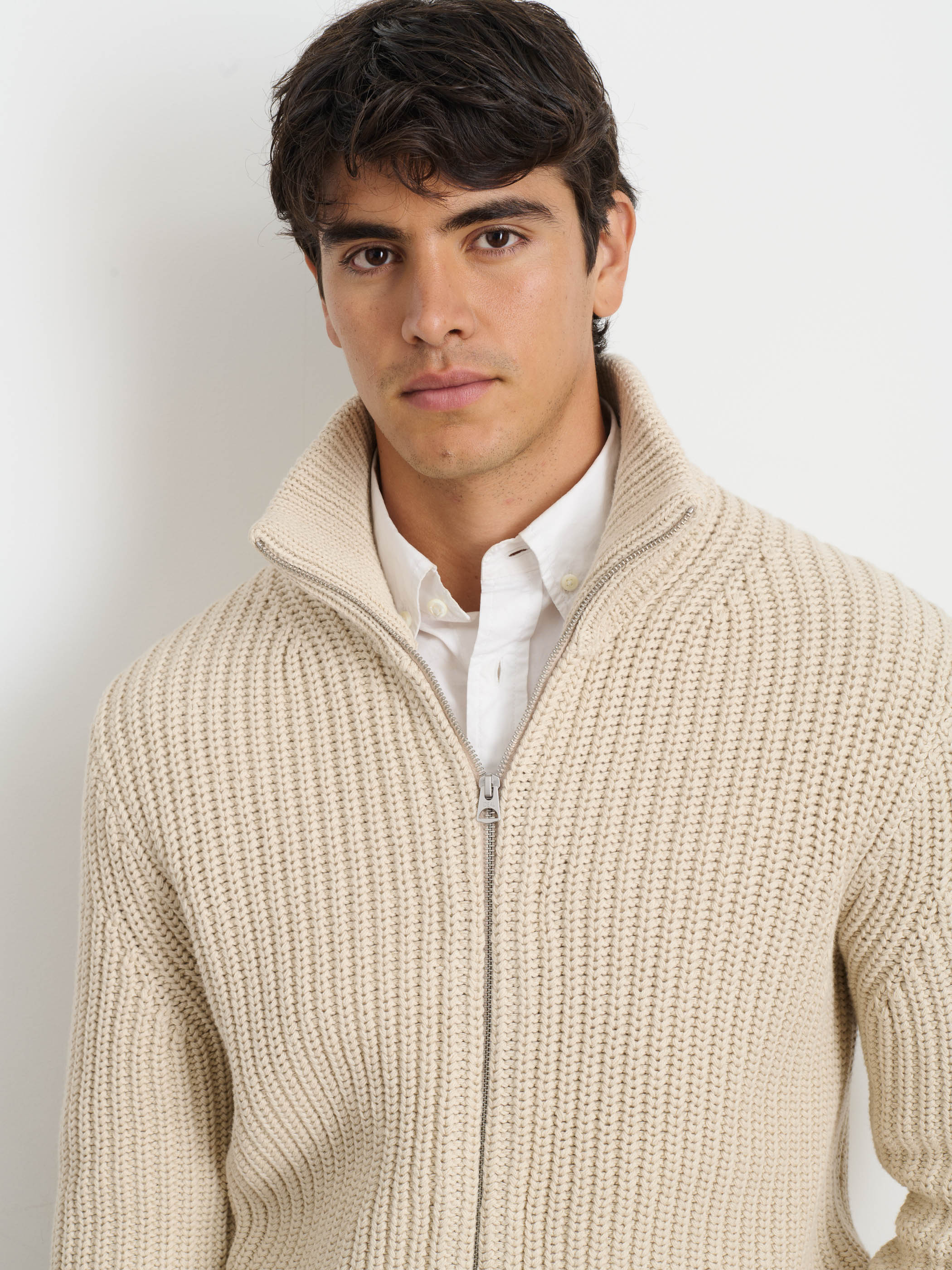 Wright Cardigan in Chunky Cotton