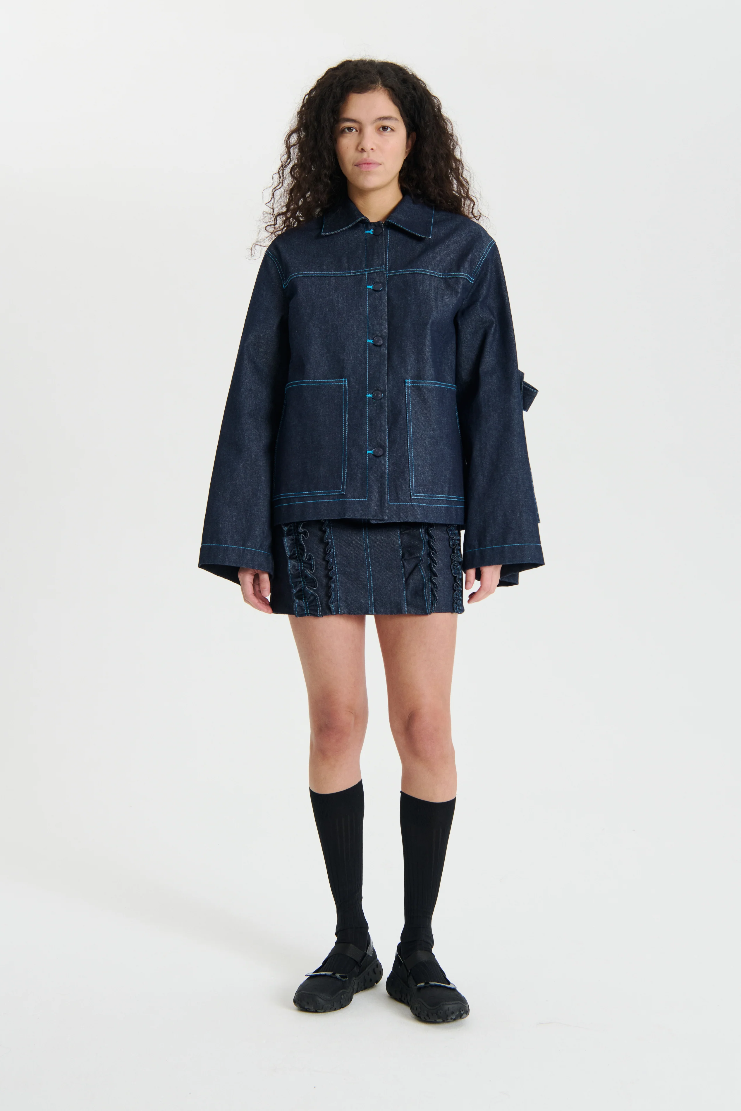 VIVECA | JACKET DENIM INDIGO