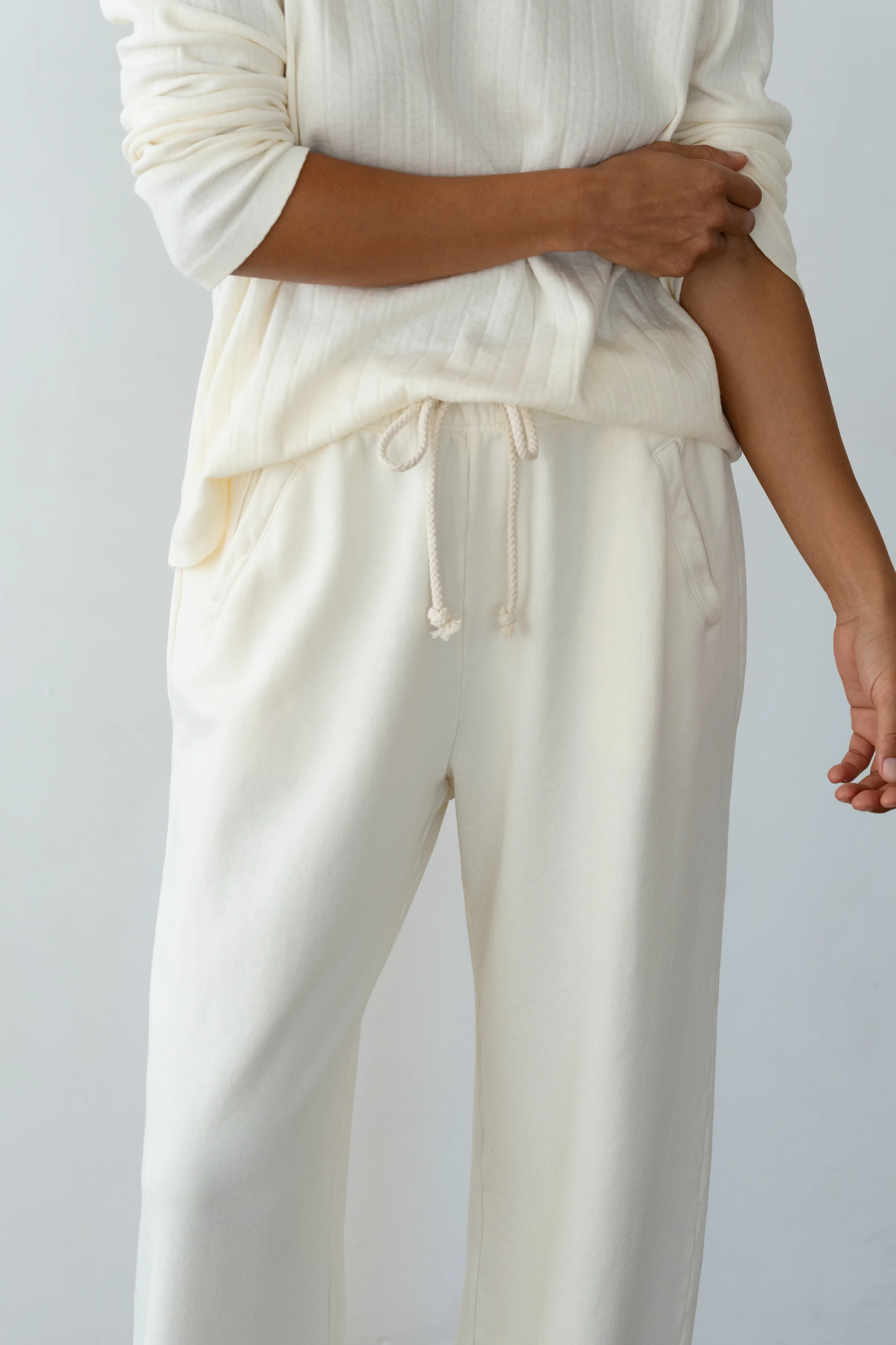 The Eco-Fleece Wide Leg Sweatpants