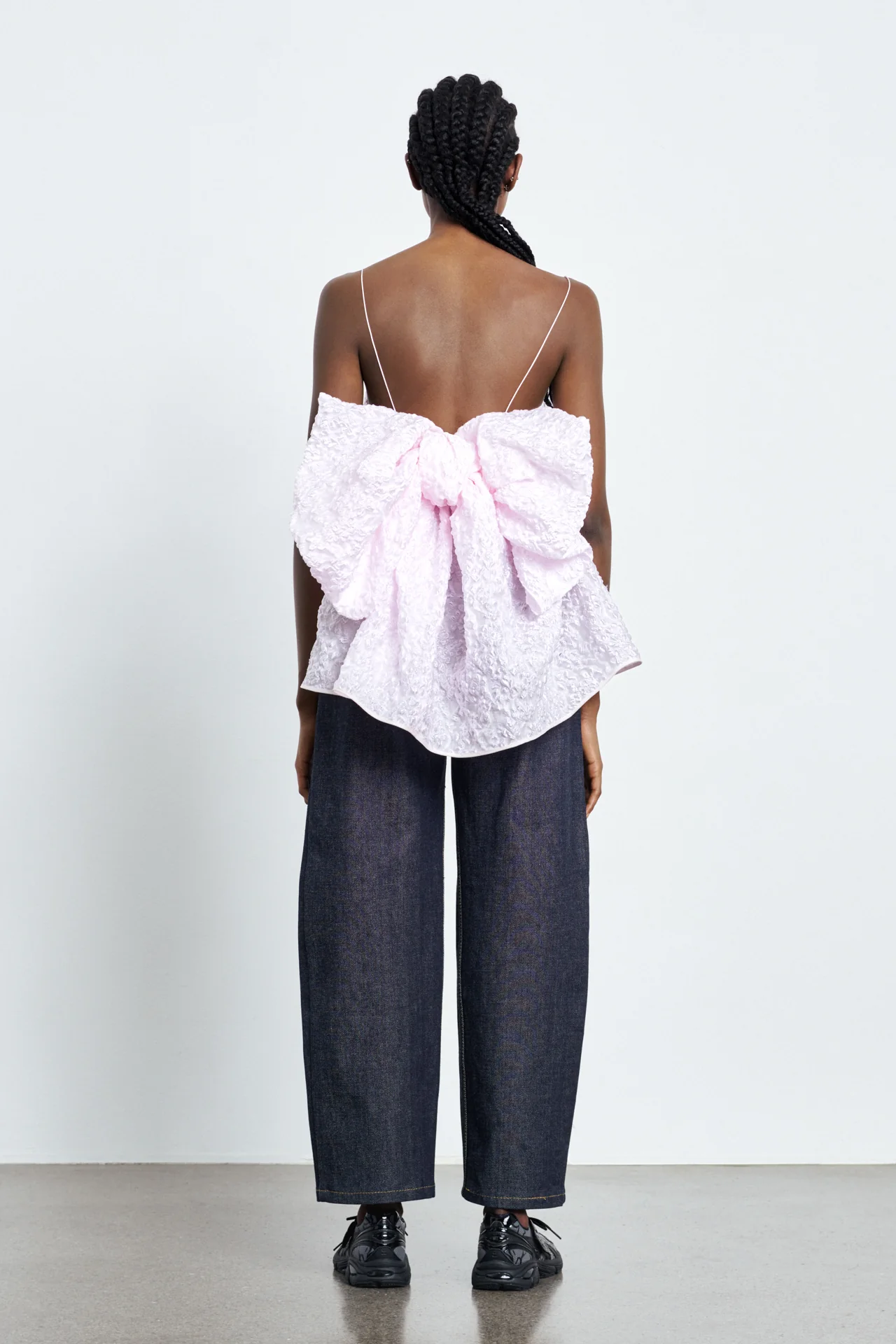 VERONICA | TOP GRASMERE MATELASSE? ROSEWATER