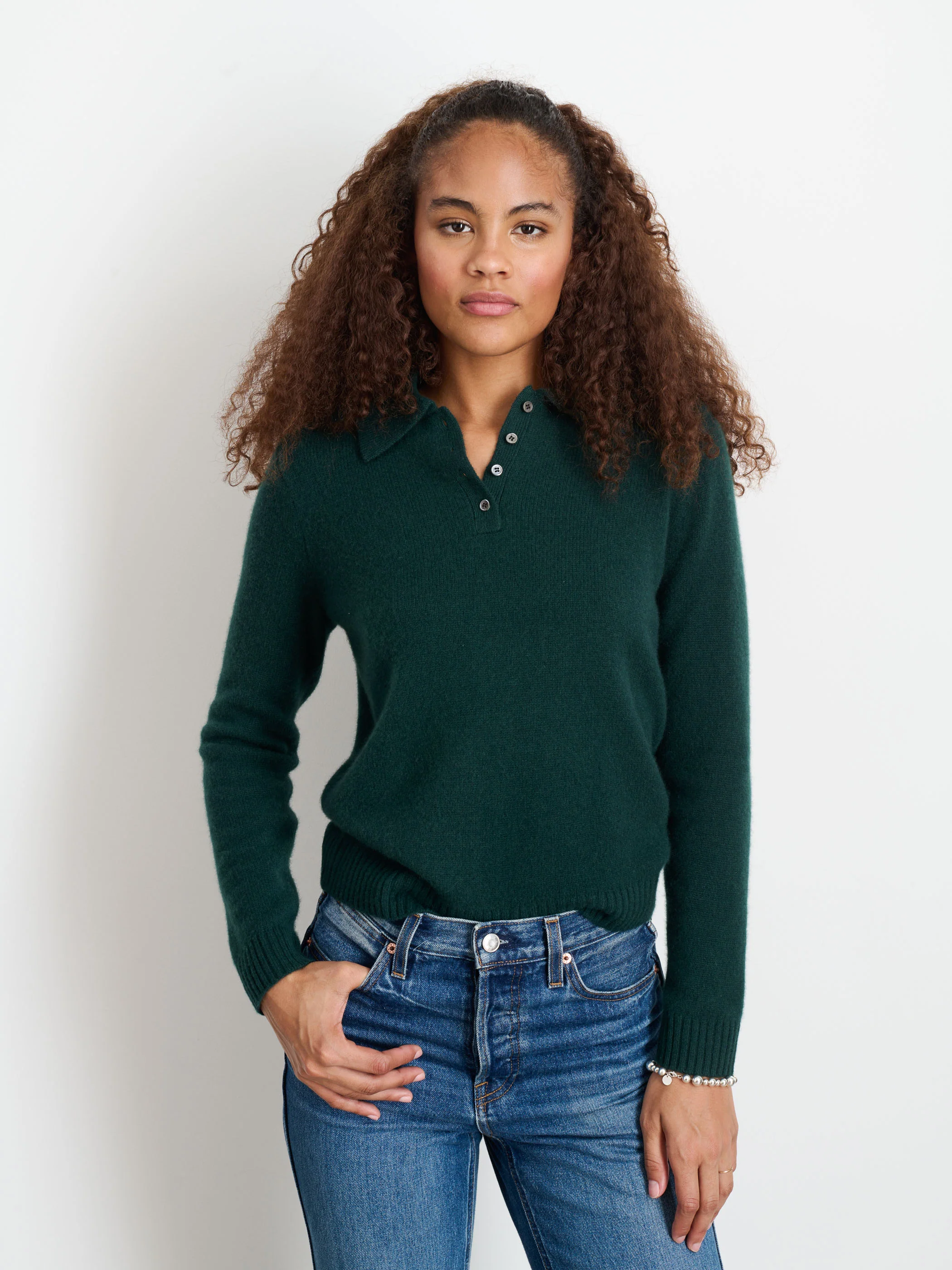 Alice Polo in Cashmere