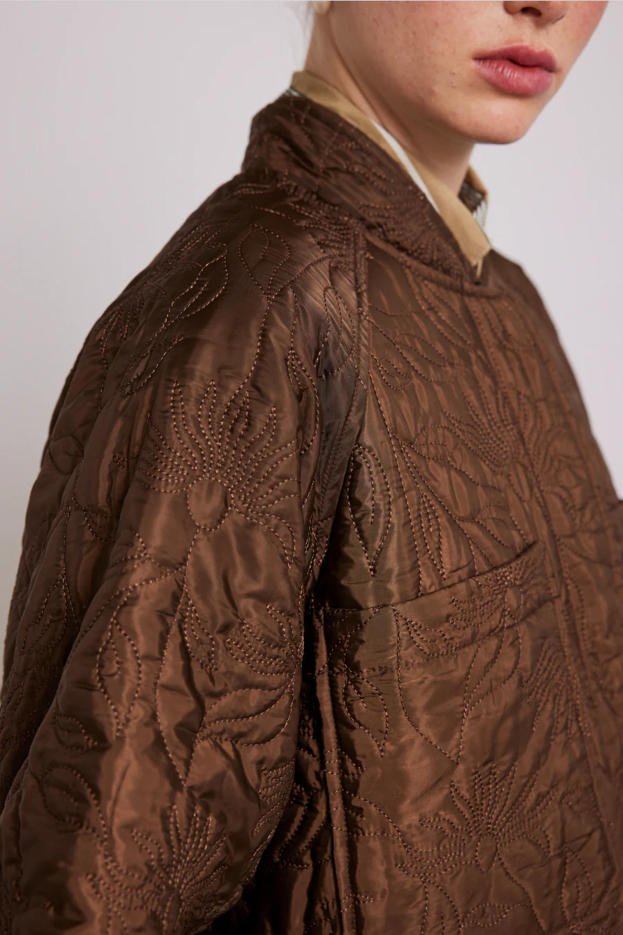 susie quilted reversible bomber